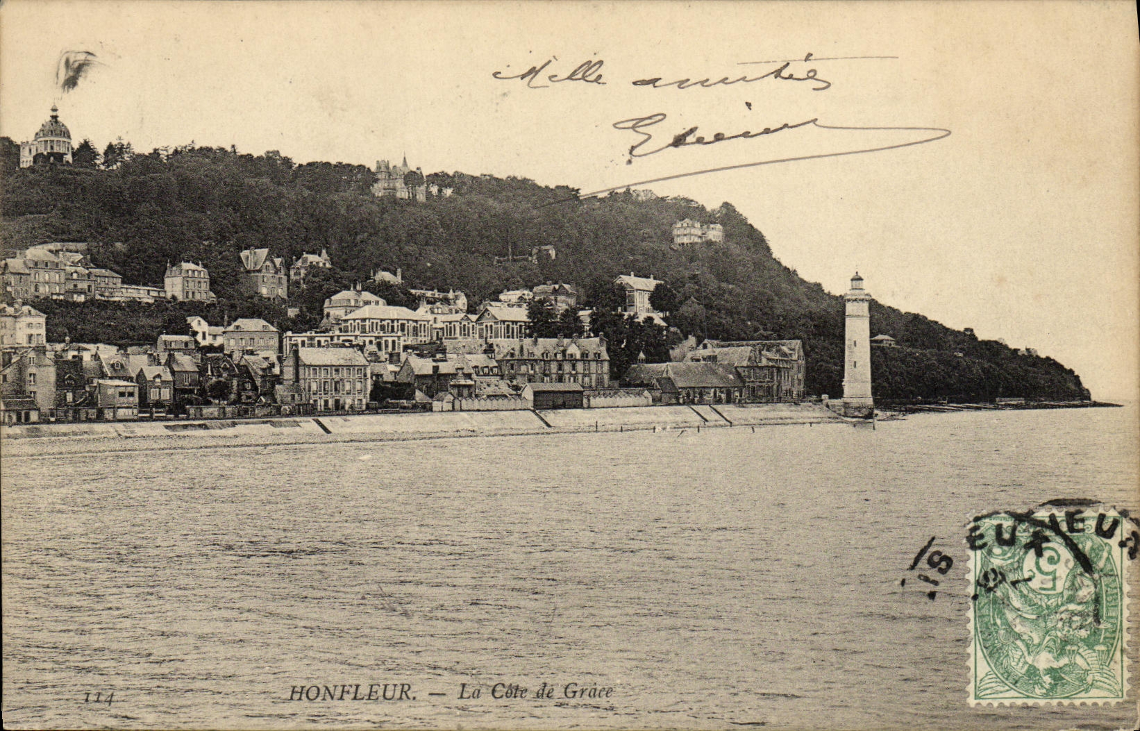 CPA Honfleur La Cote de Grace