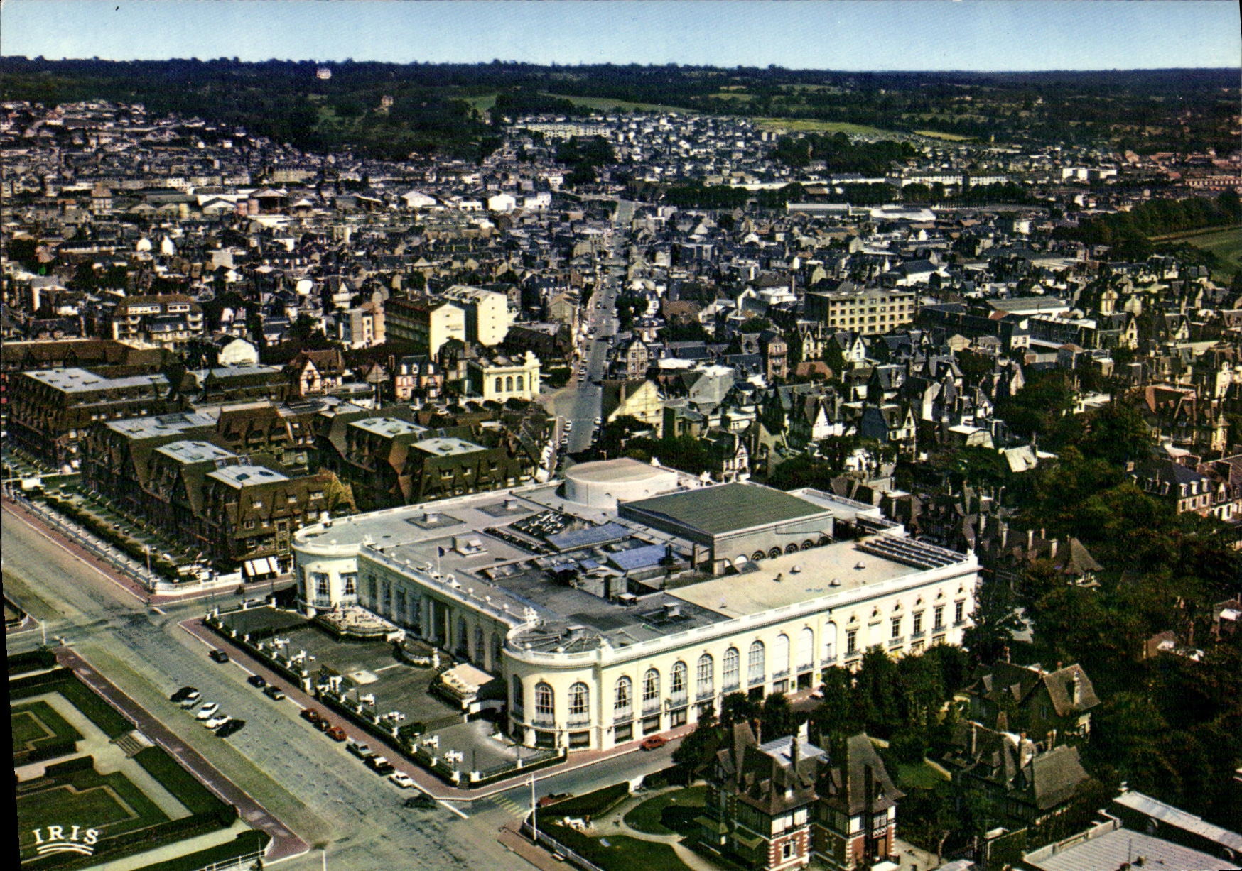 MODERN CARD Trouville Deauville View and the Casino of Deauville