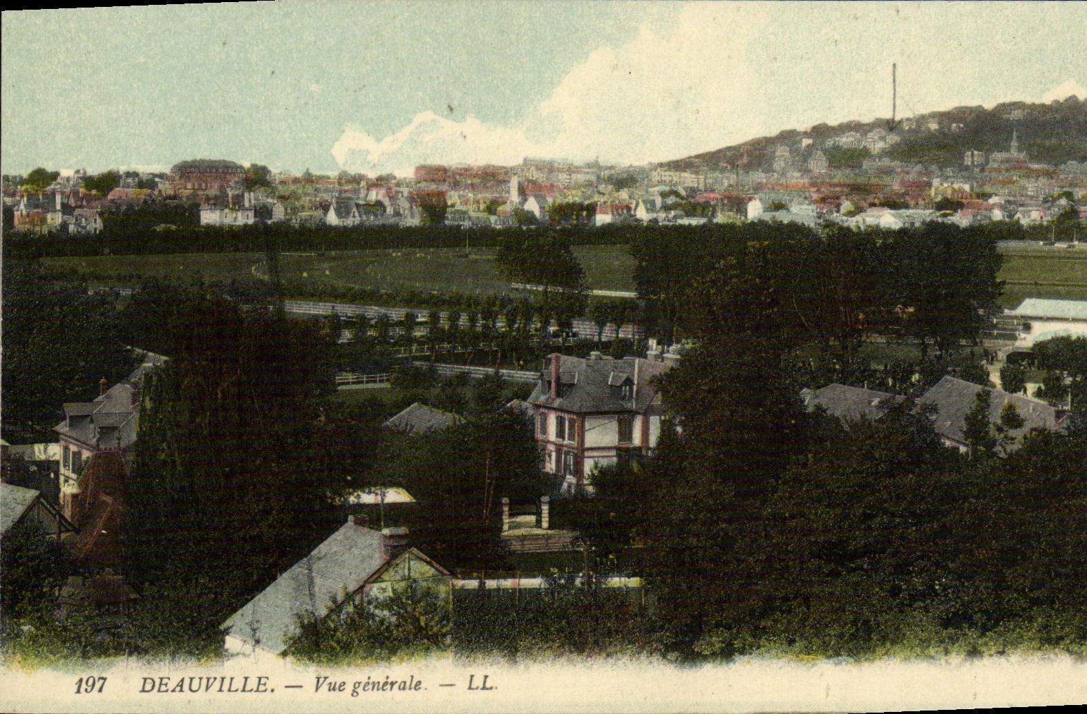 VINTAGE POSTCARD Deauville View