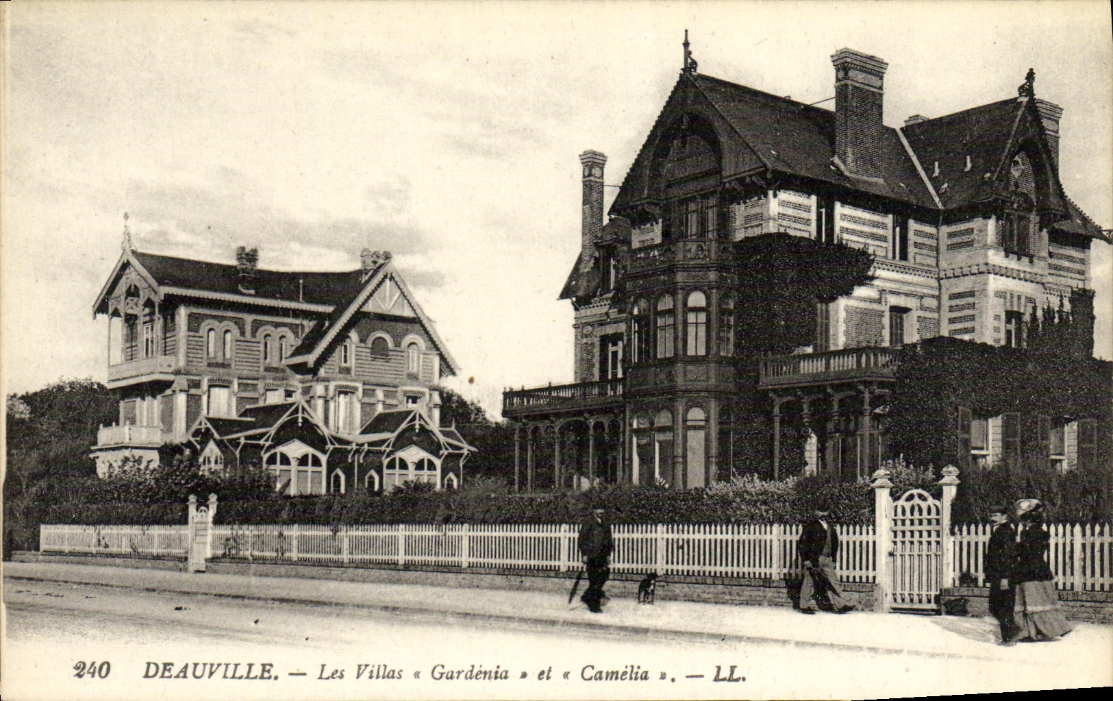 CPA Deauville Les Villas Gardenia et Camelia