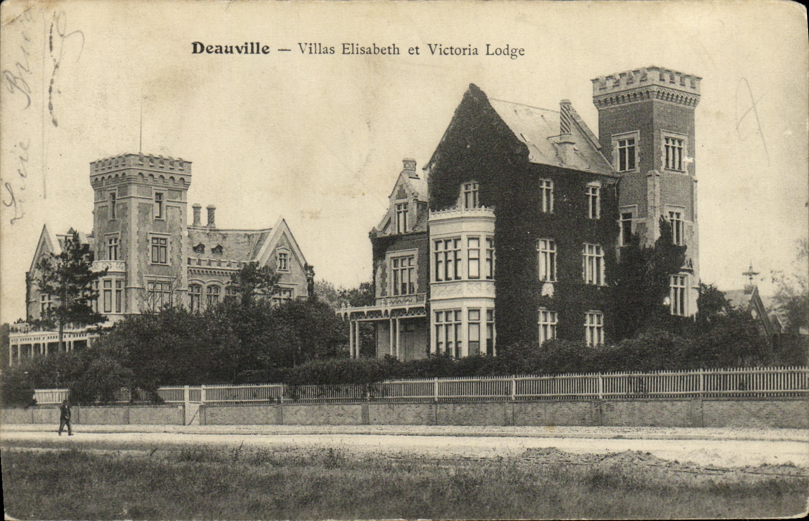 CPA Deauville Villas Elisabeth et Victoria Lodge