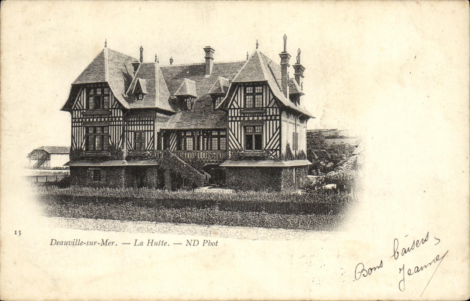 CPA Deauville sur Mer La Hutte