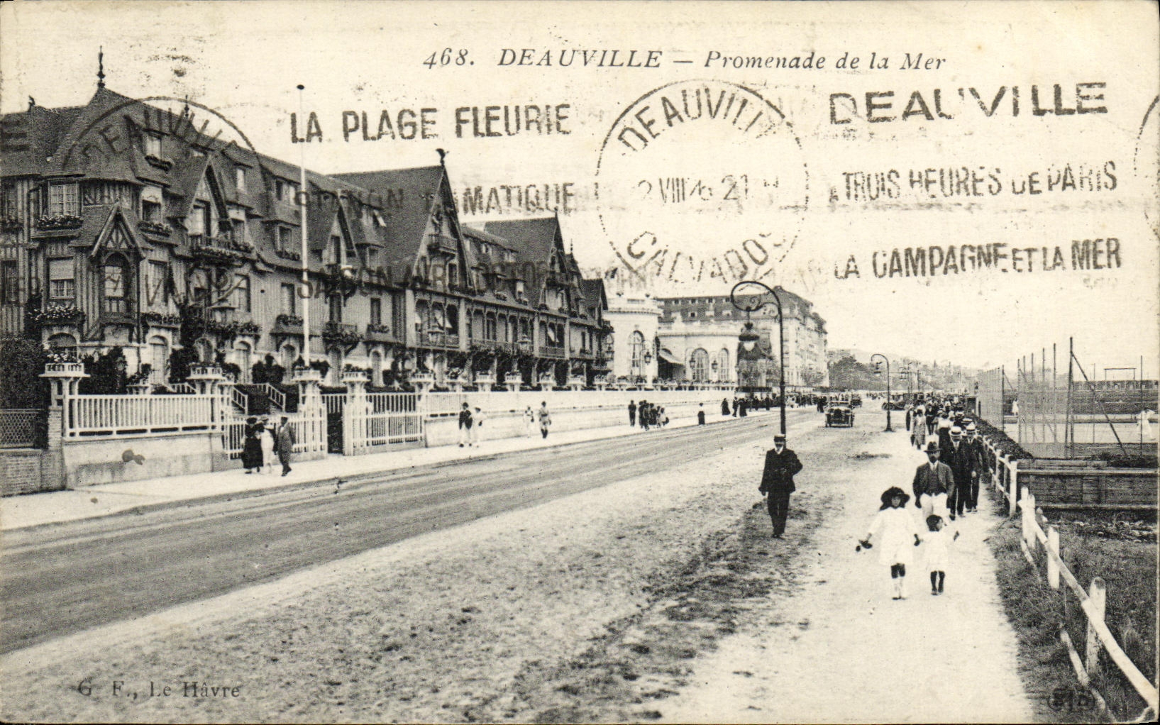 CPA Deauville Promenade de la Mer Tennis