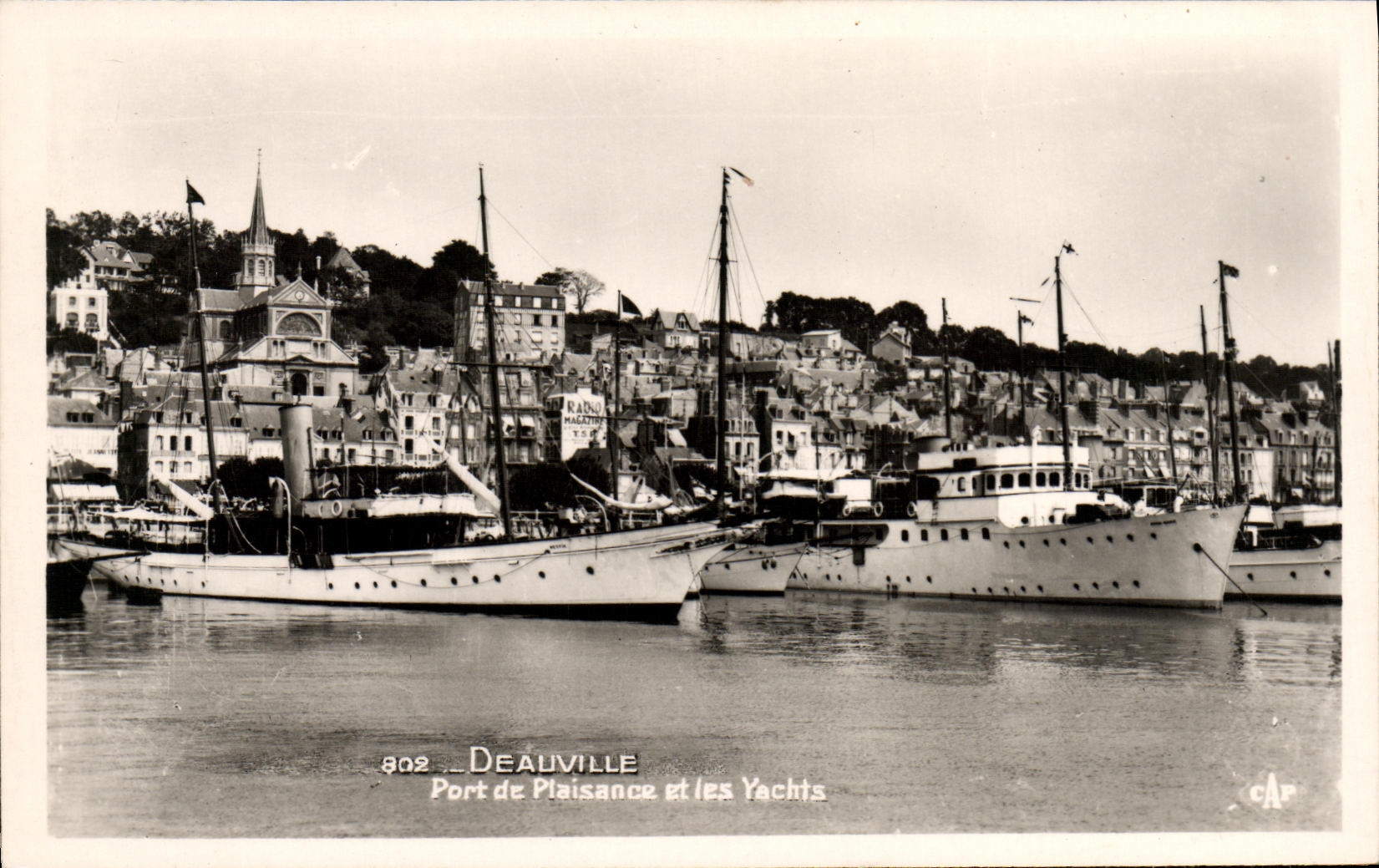 CPM Deauville Port de Plaisance et les Yachts