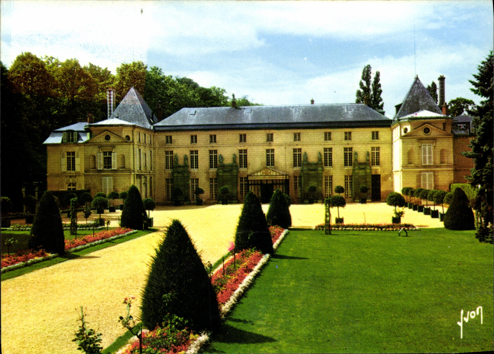 MODERN CARD Rueil Malmaison the Frontage and the Court D Honor