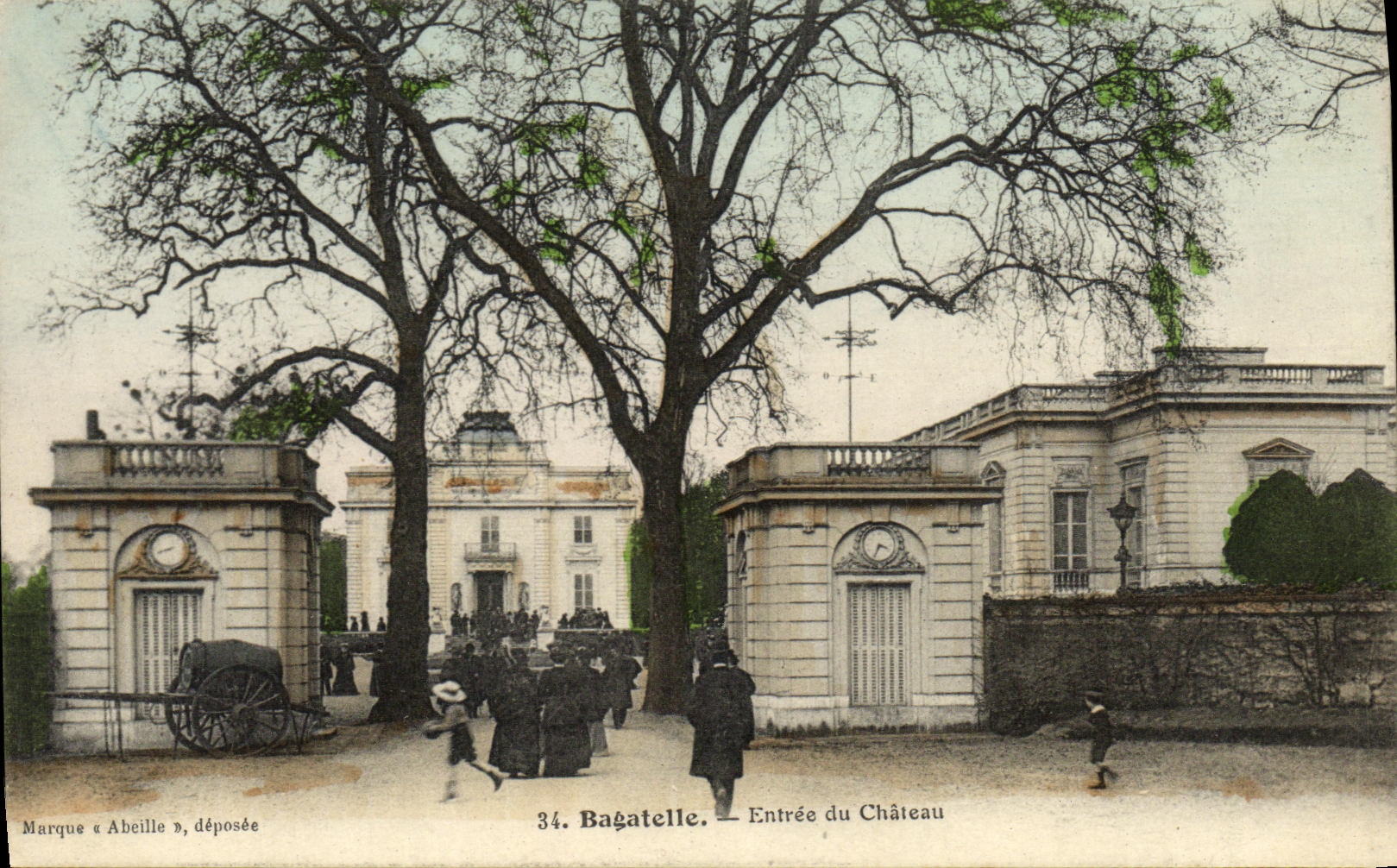 CPA Bagatelle Entree du Chateau