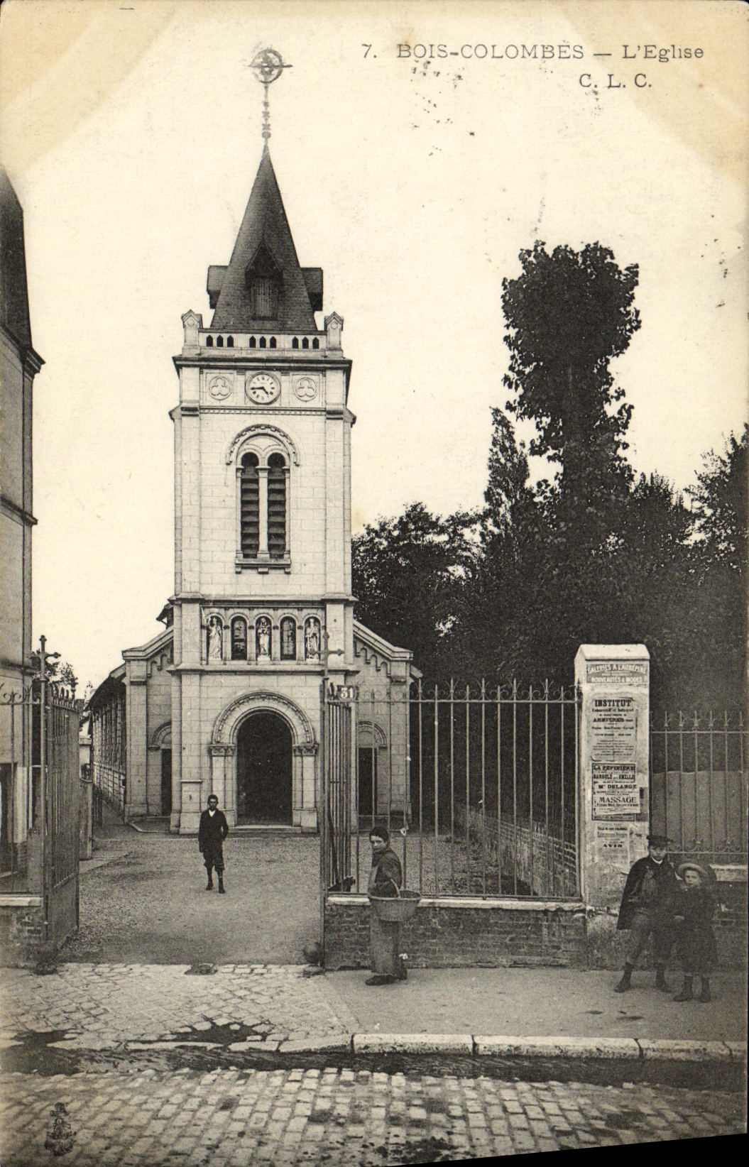 CPA Bois Colombes L Eglise