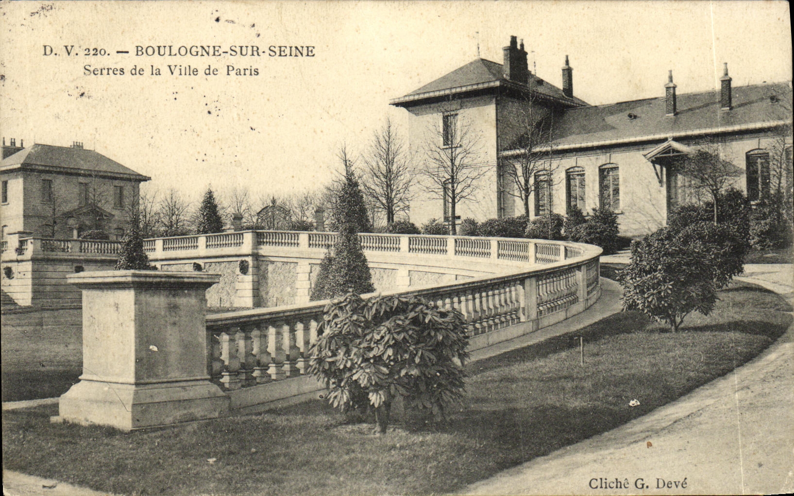 CPA Boulogne sur Seine Serres de la Ville de Paris