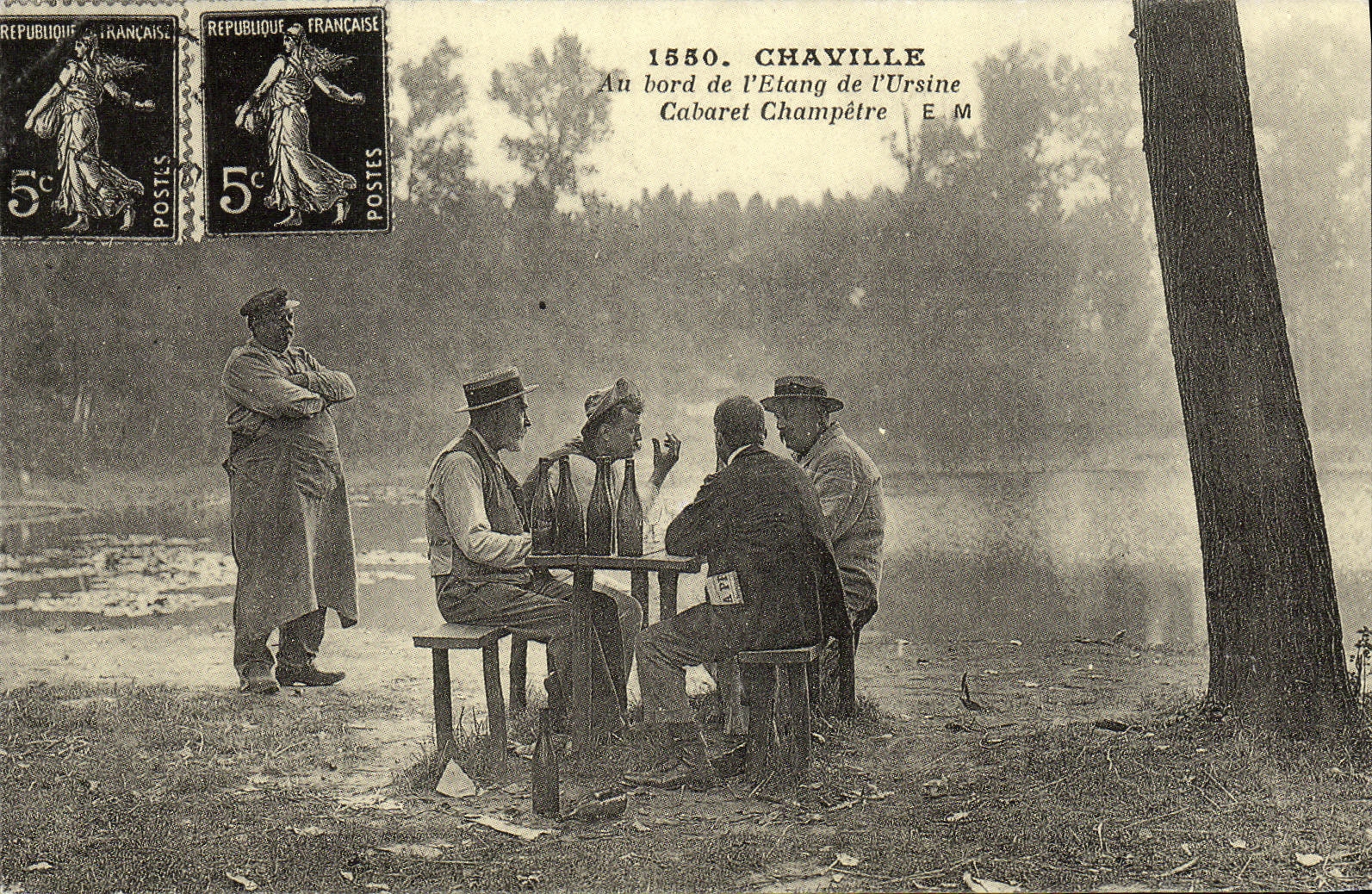 REPRO tiene Chaville en el borde L Etang de L cabaret osuno pastoral