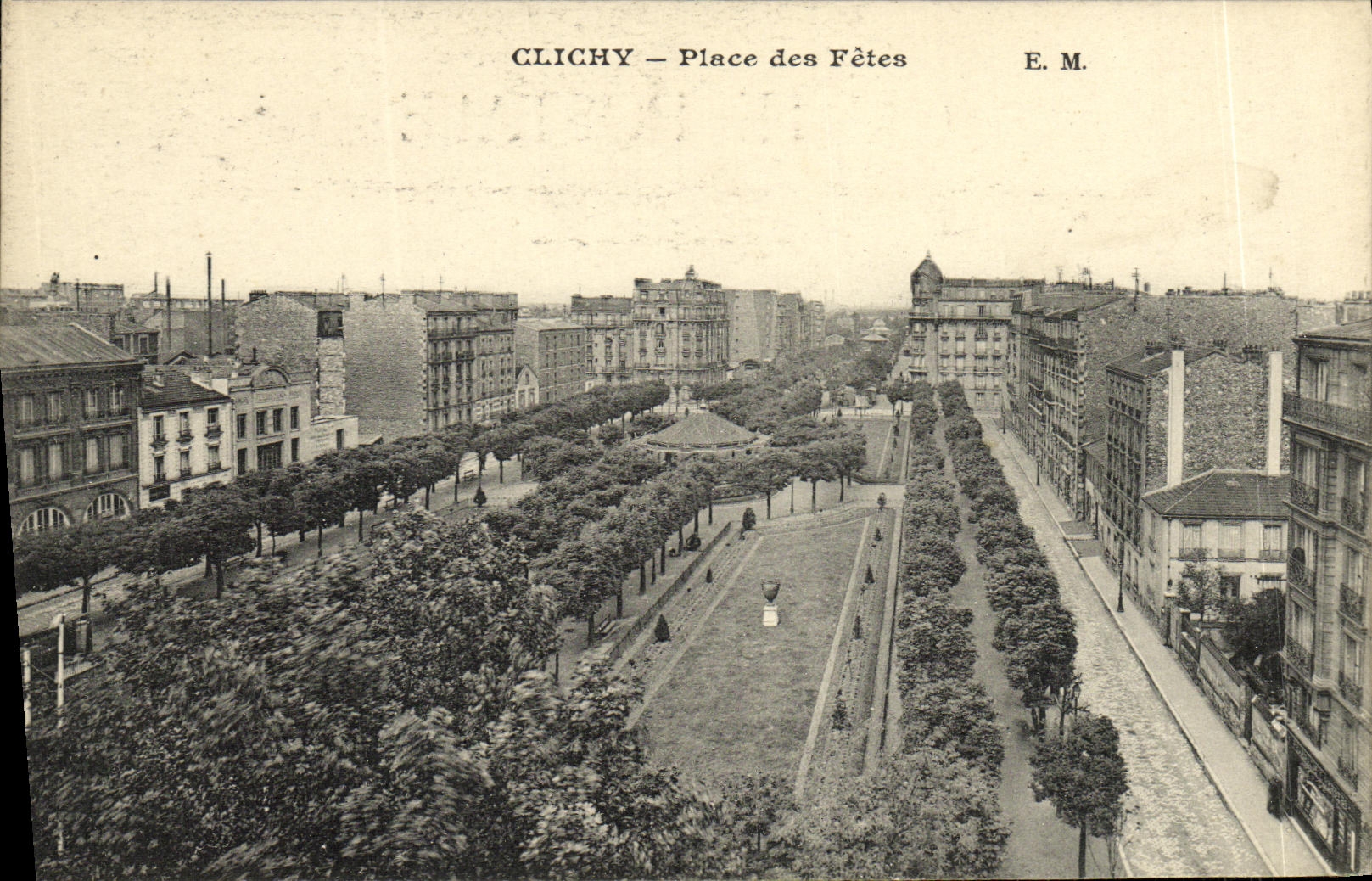 La POSTAL Clichy de la VENDIMIA pone festivales