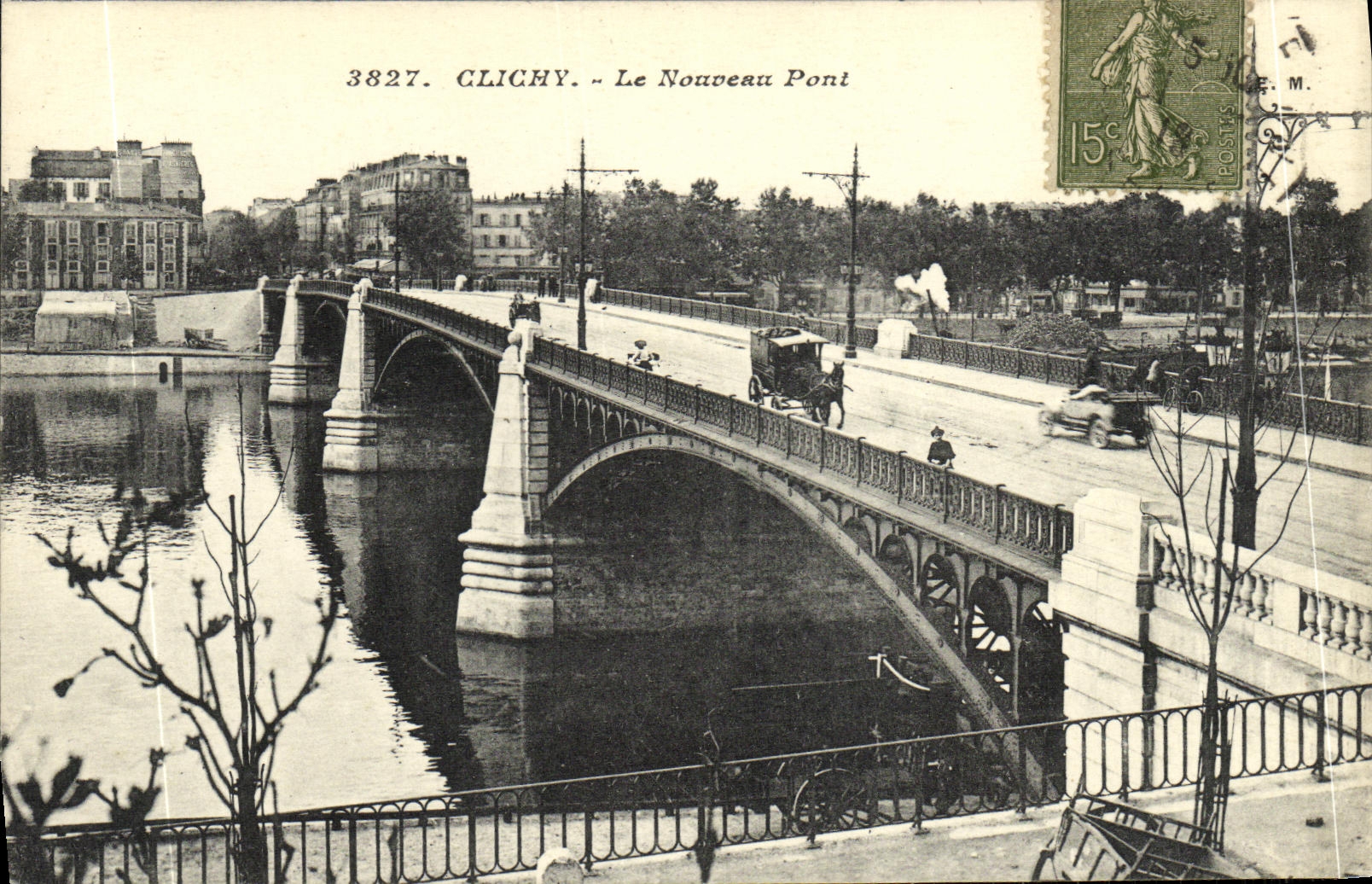 CPA Clichy Le Nouveau Pont
