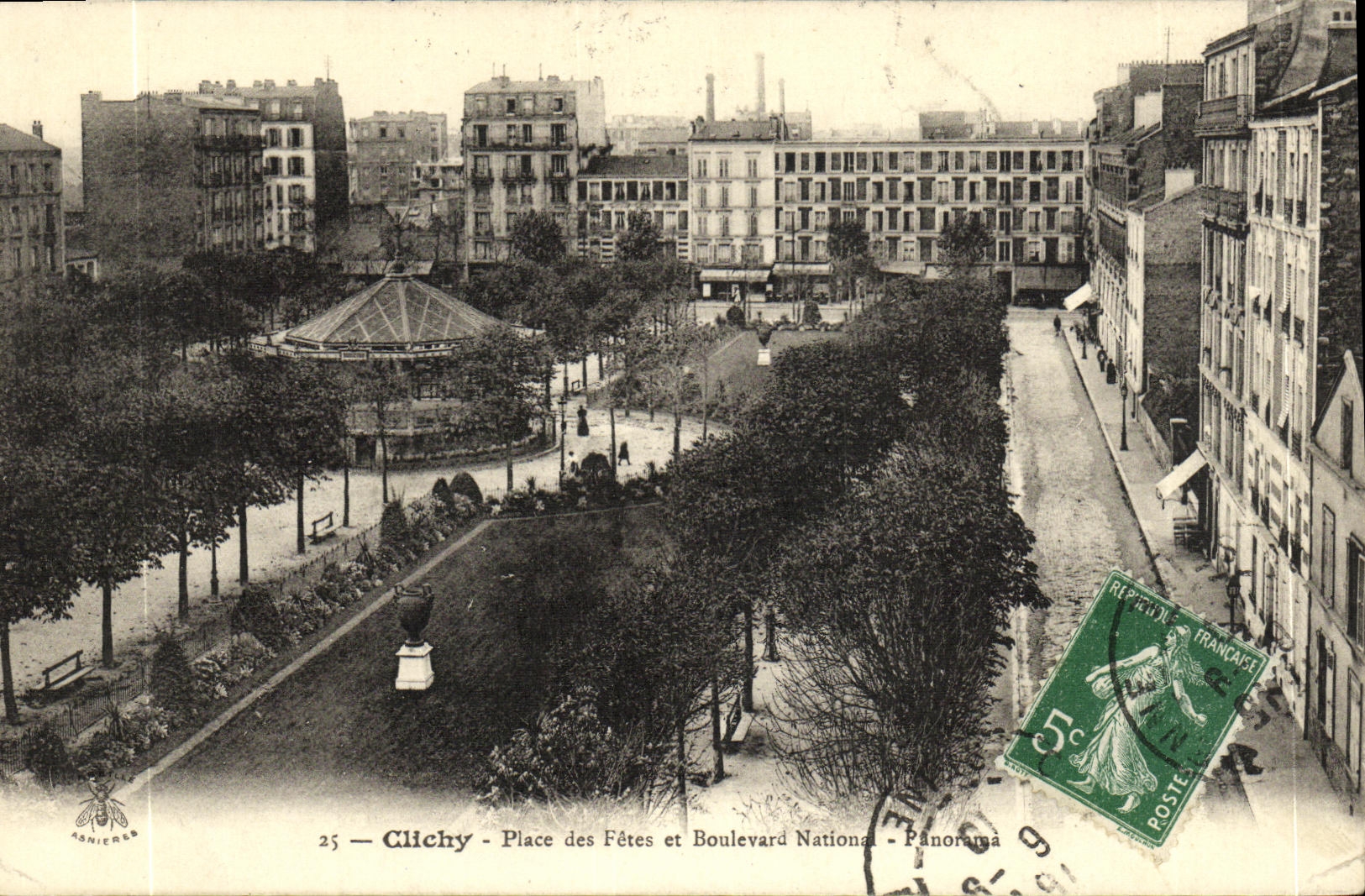 La POSTAL Clichy de la VENDIMIA pone festivales y panorama nacional del bulevar
