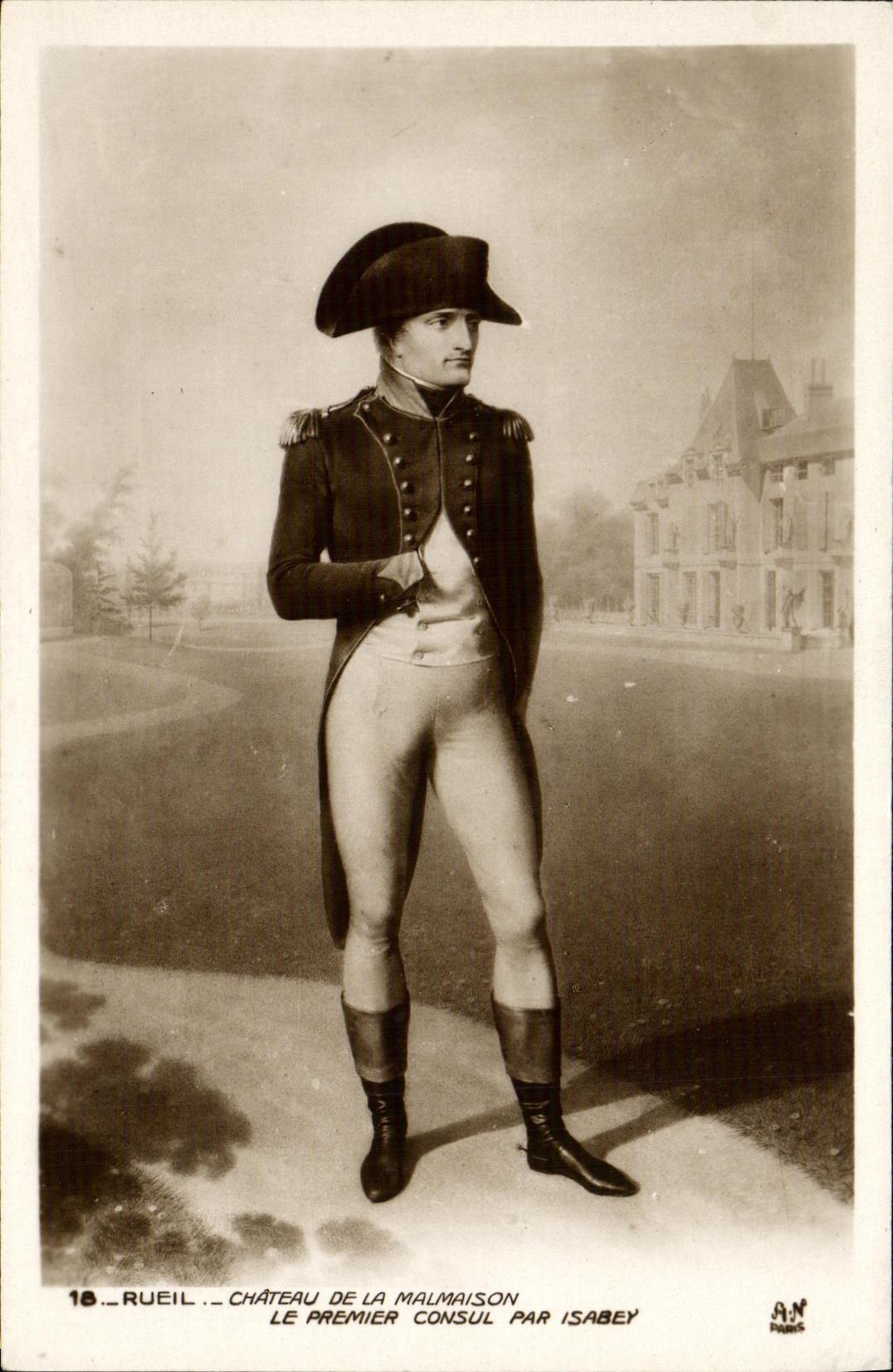 CPA Rueil Chateau de la Malmaison Le Premier Consul par Isabey Napoleon