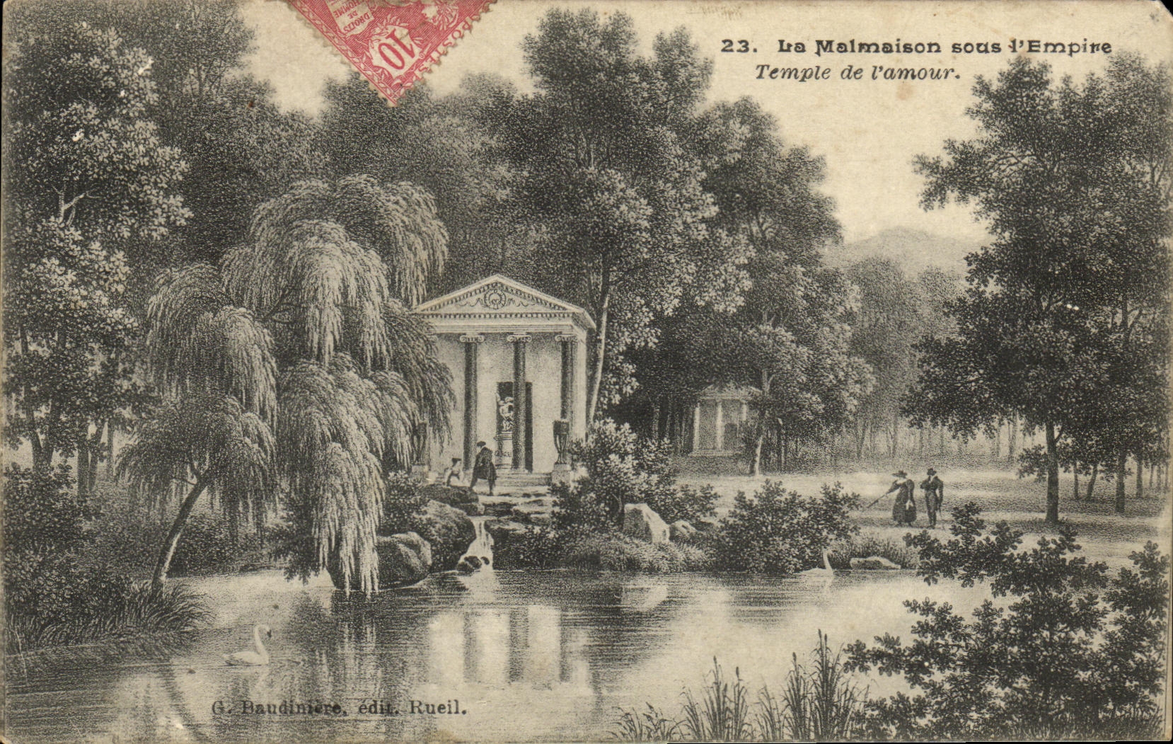 CPA La Malmaison sous l Empire Temple de l Amour