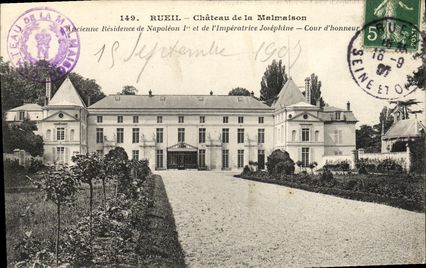CPA Rueil Chateau de la Malmaison Ancienne residence de Napoleon 1er