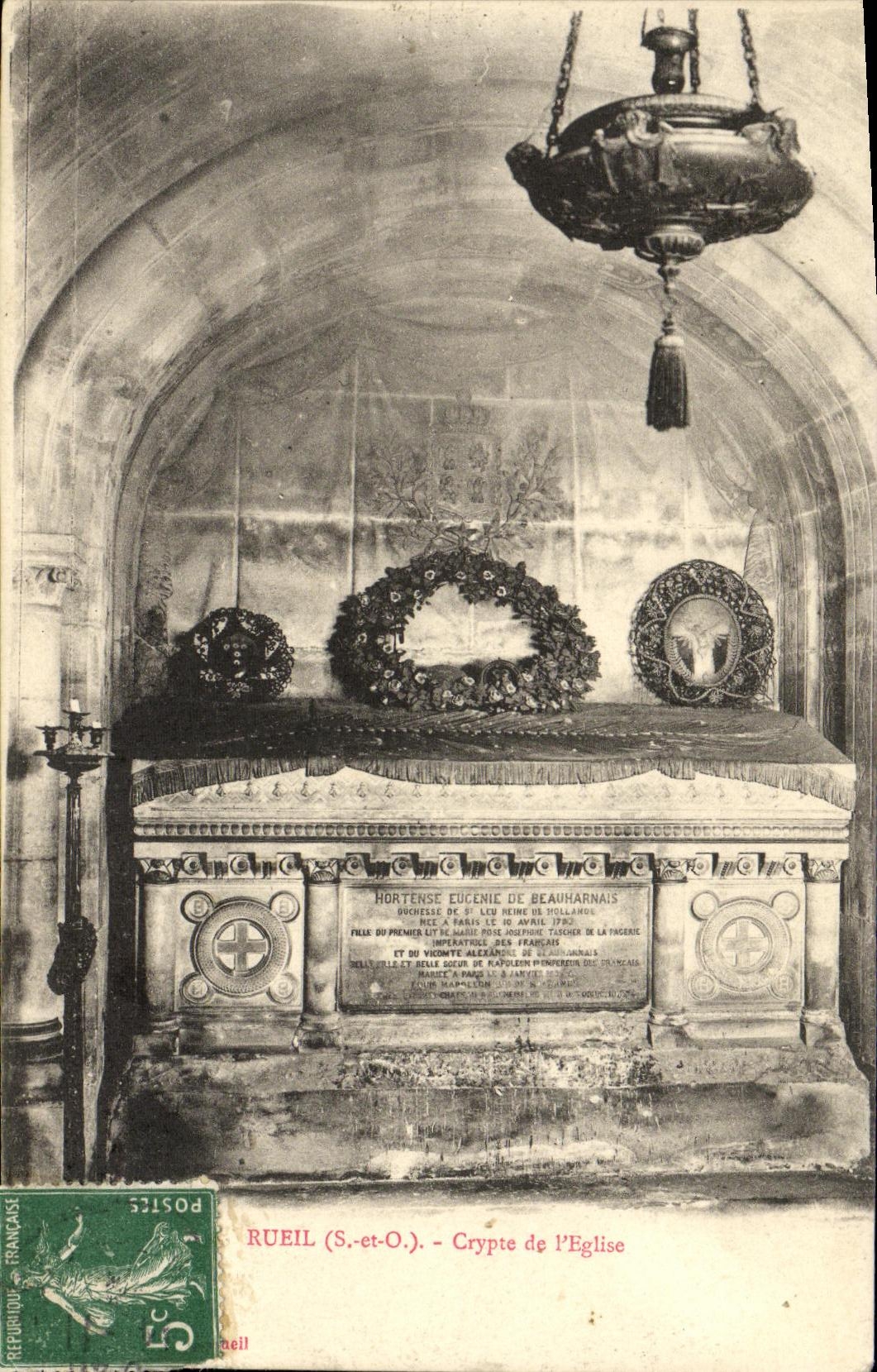 CPA Rueil Crypte de l Eglise