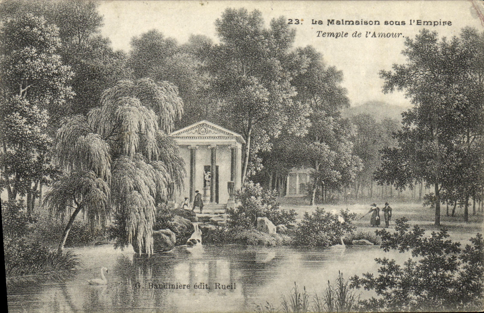 CPA La Malmaison sous l Empire Temple de l Amour