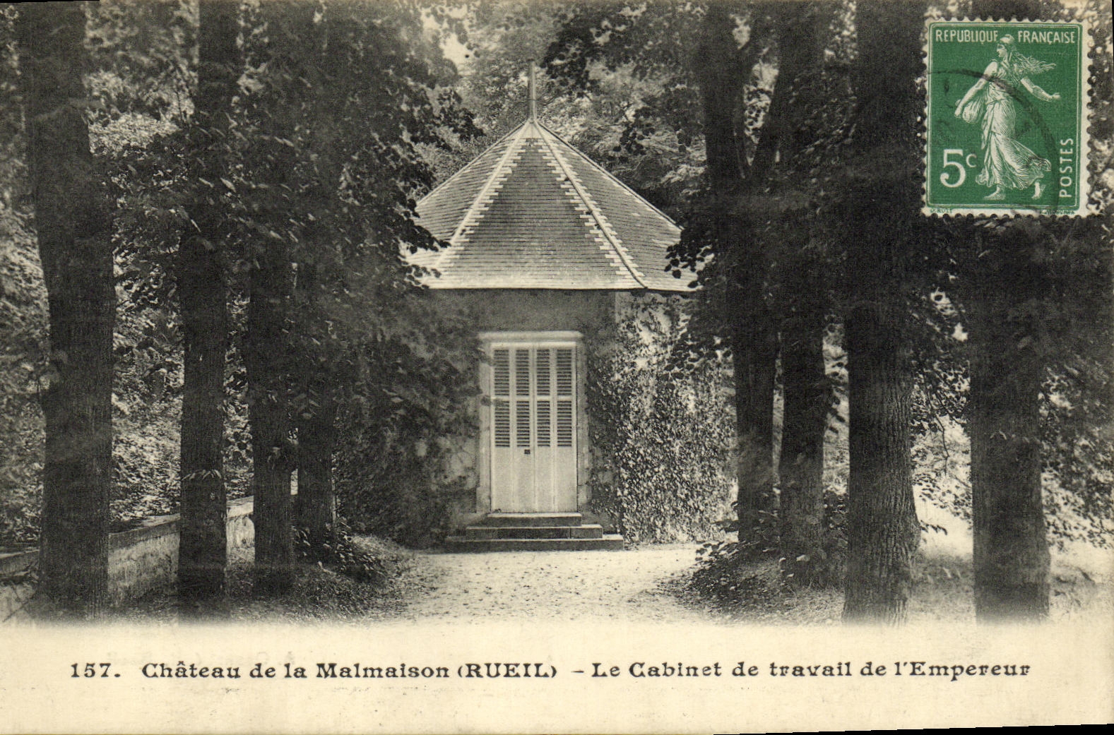 CPA Chateau de la Malmaison Le Cabinet de Travail de l Empereur Napoleon 1er