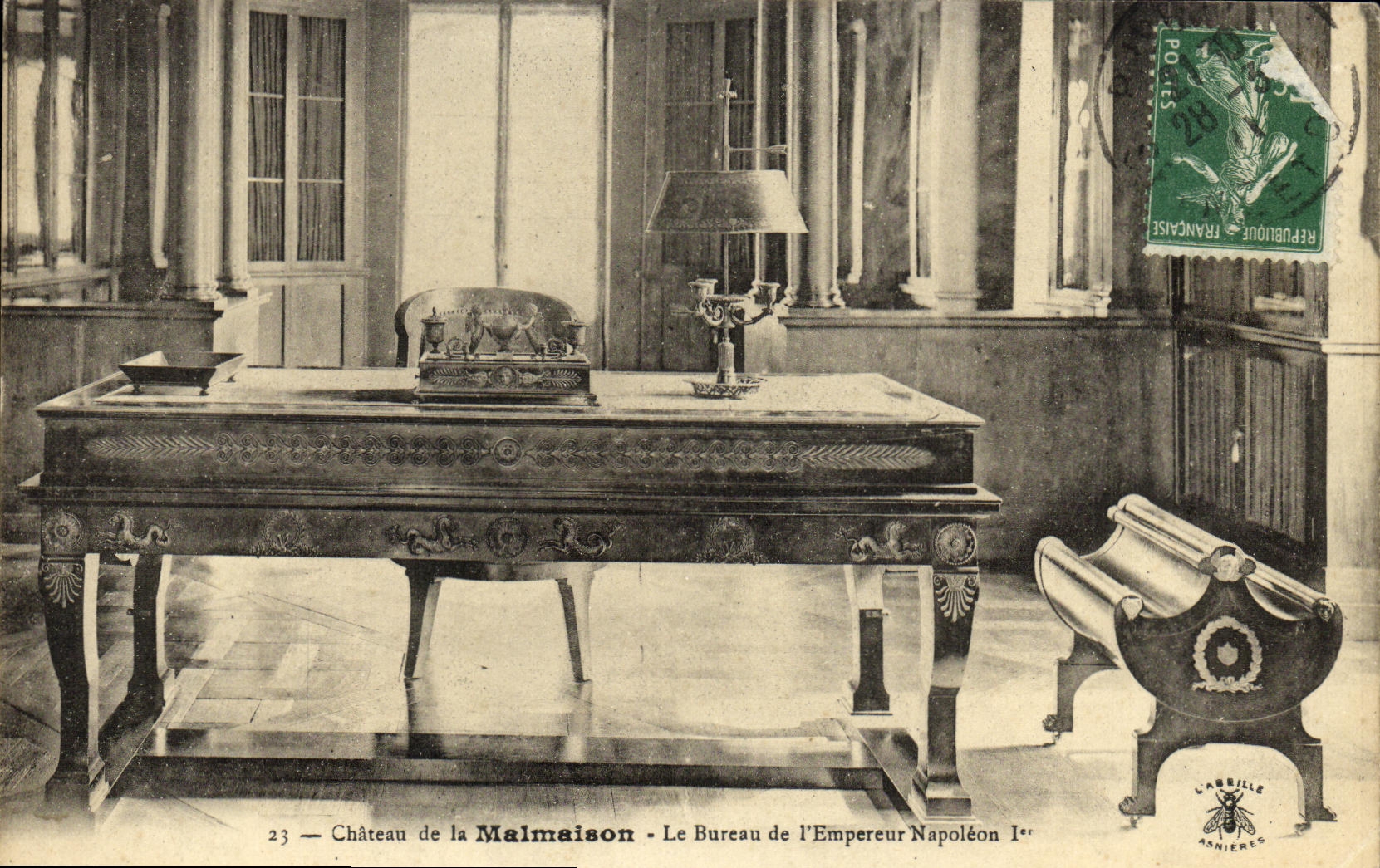 CPA Chateau de la Malmaison Le Bureau de l Empereur Napoleon l er