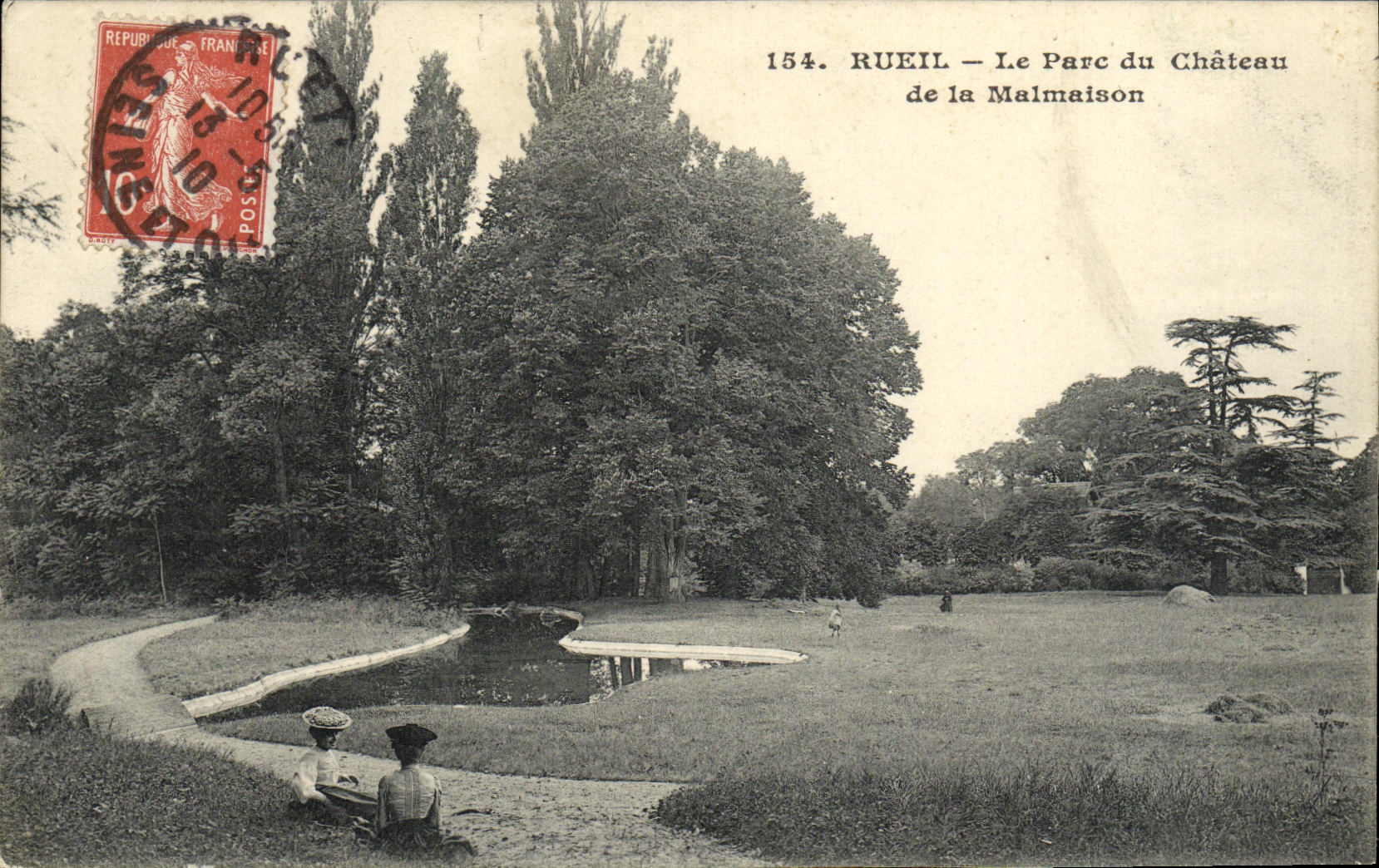 CPA Rueil Le Parc du Chateau de la Malmaison