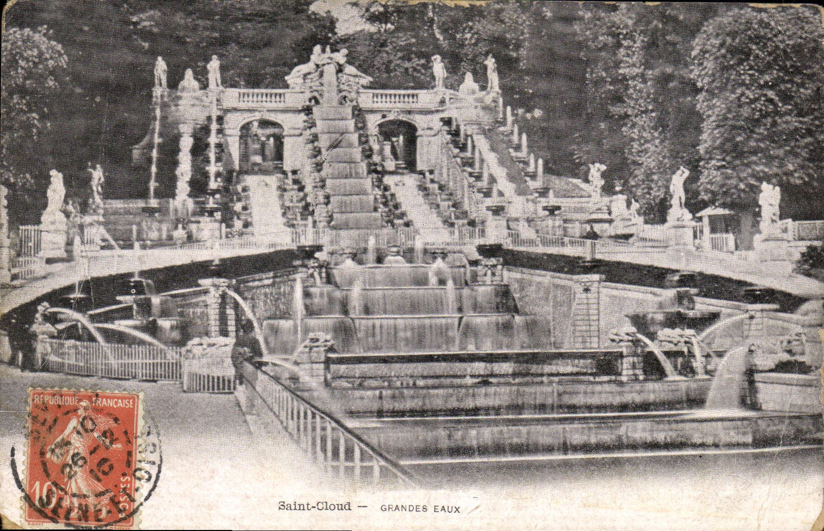 CPA Saint Cloud Grandes Eaux