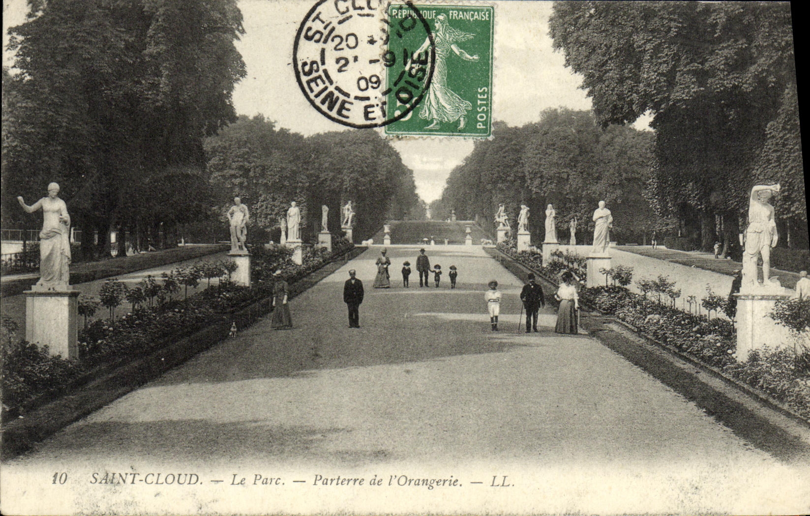CPA Saint Cloud Le Parc Parterre de l Orangerie