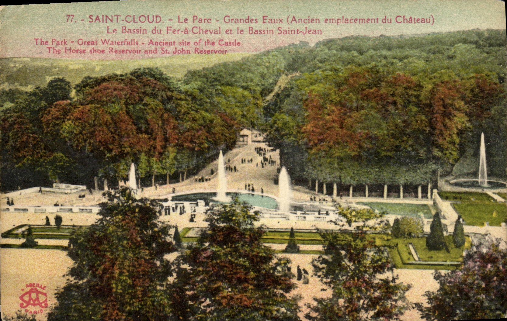 CPA Parc de Saint Cloud Grandes Eaux