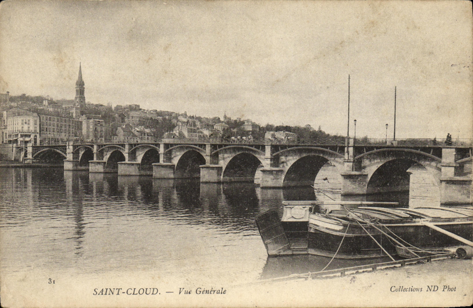 VINTAGE POSTCARD Park of Cloud Saint View