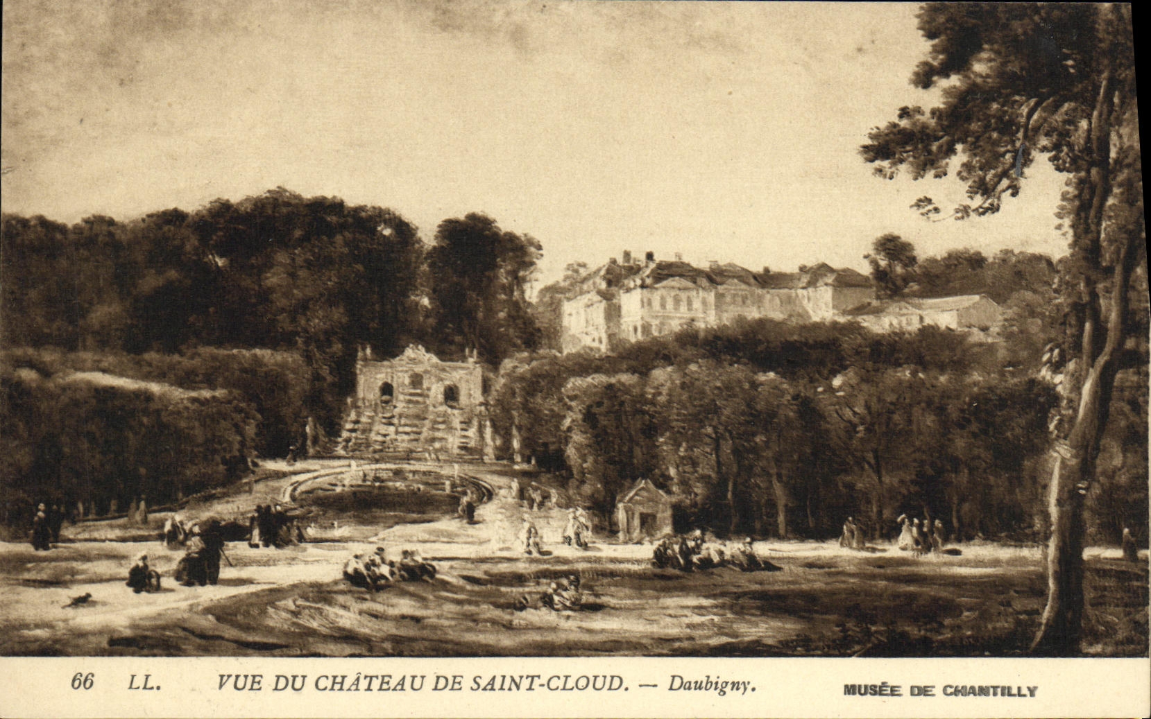 CPA Parc de Saint Cloud Chateau De Daubigny