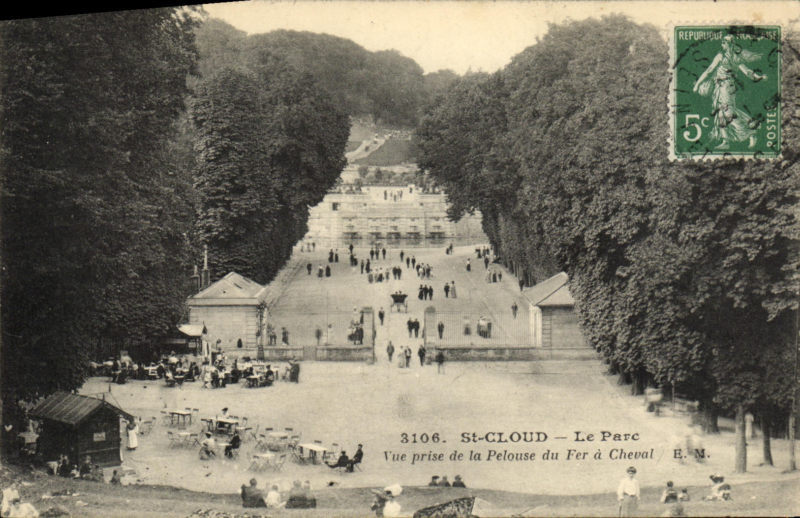 CPA Parc de Saint Cloud Le Parc 