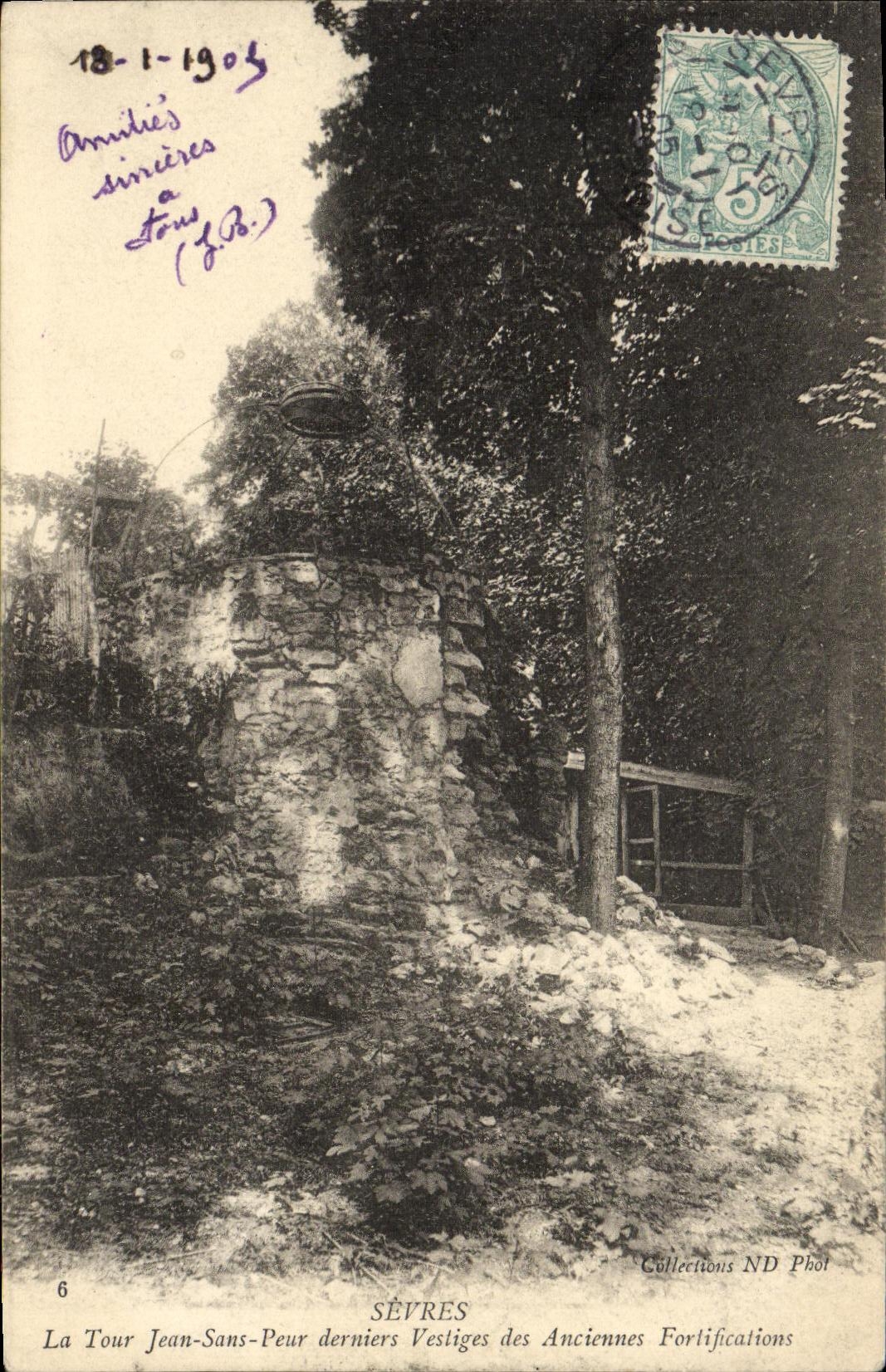 CPA Sevres La Tour Jean Sans Peur Derniers vestiges des anciennes fortifications
