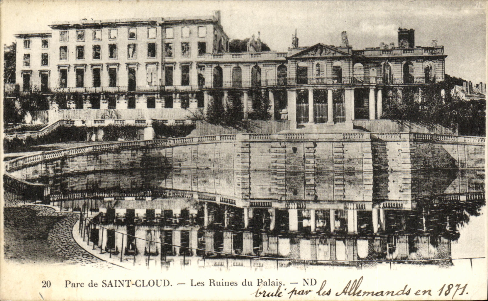 VINTAGE POSTCARD Holy Cloud Ruins of the Militaria Palate