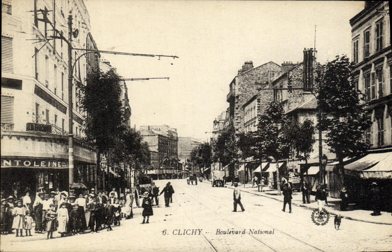 CPA Clichy Boulevard National Enfants