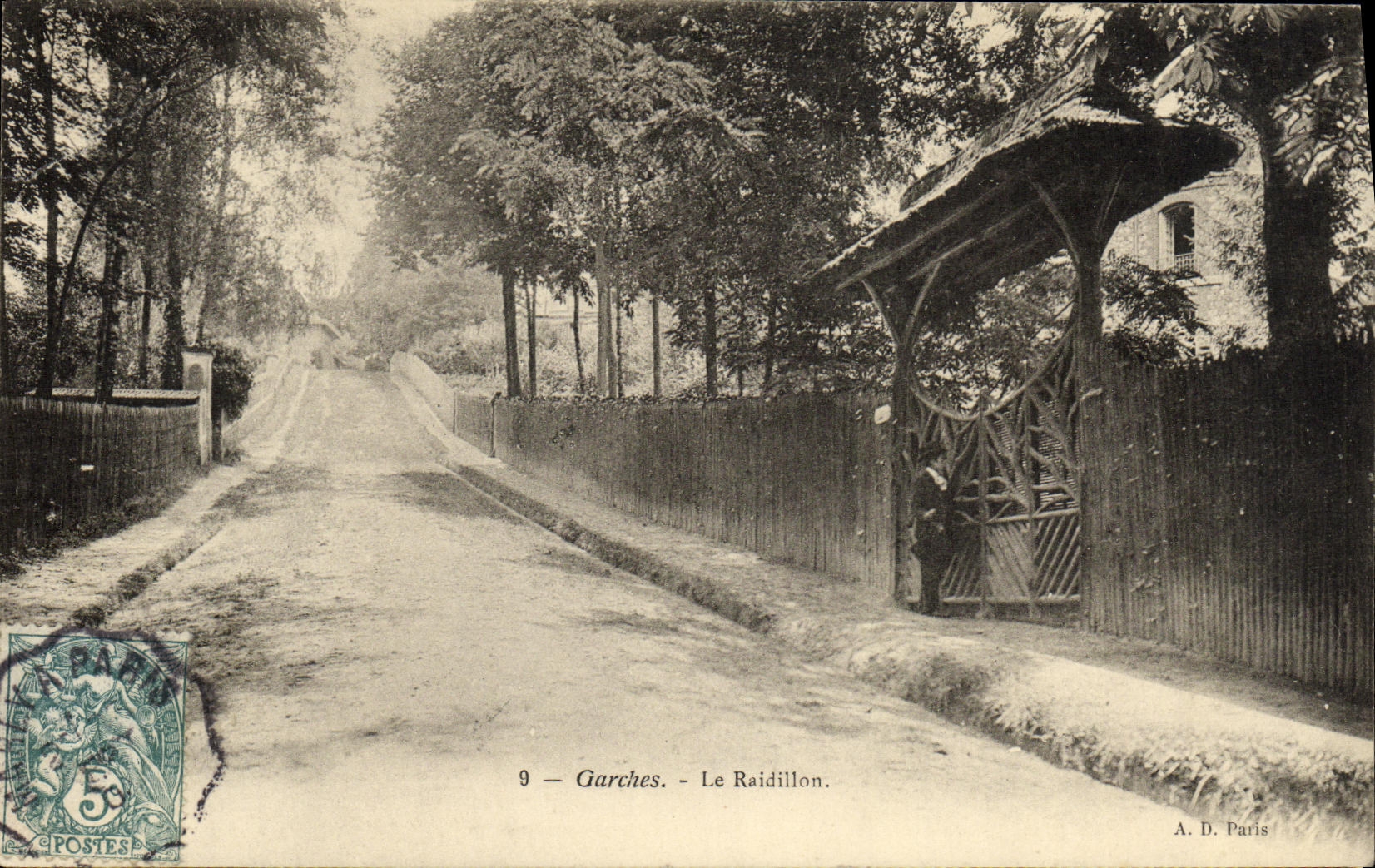 POSTAL Garches Raidillon de la VENDIMIA