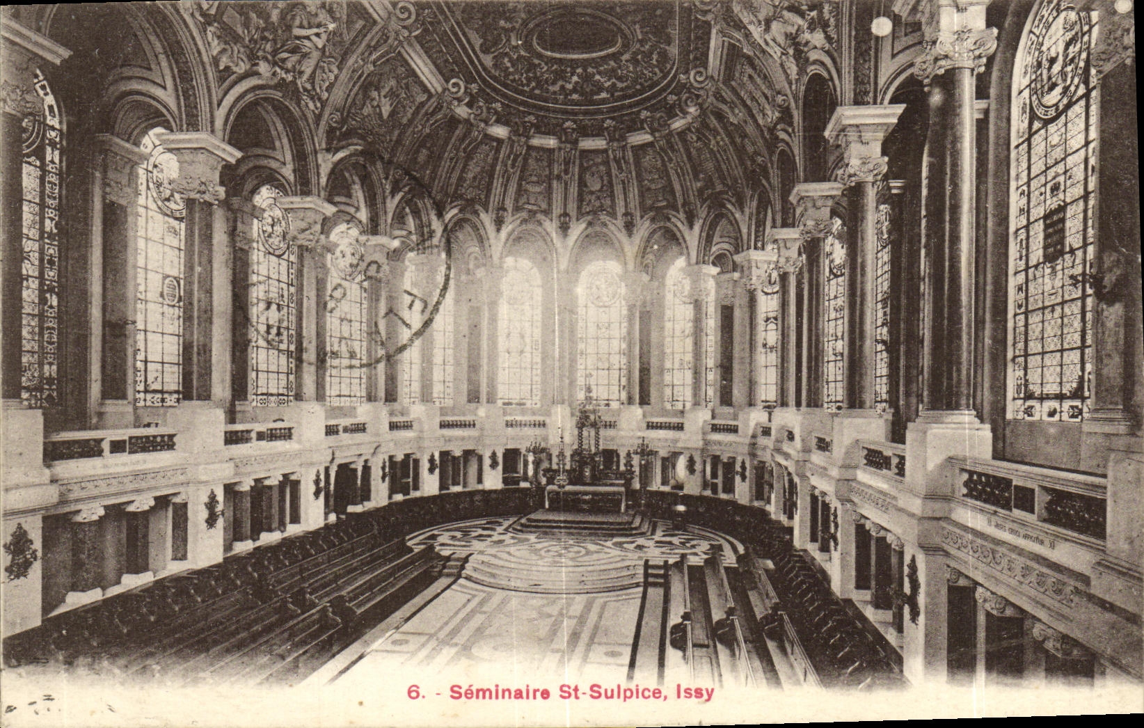 St Sulpice Issy del seminario de la POSTAL de la VENDIMIA