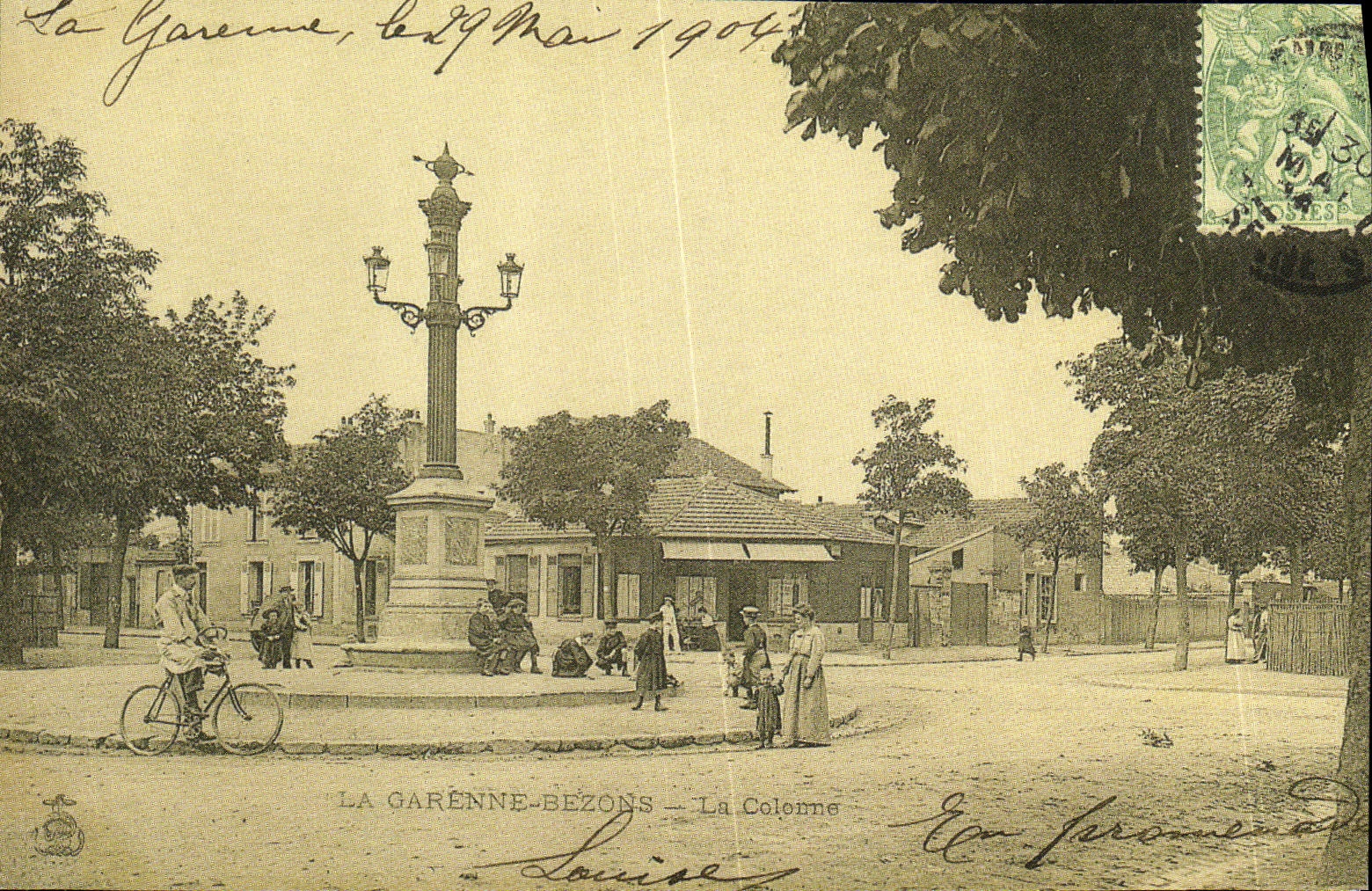 REPRO Recto back Garenne Bezons the Column