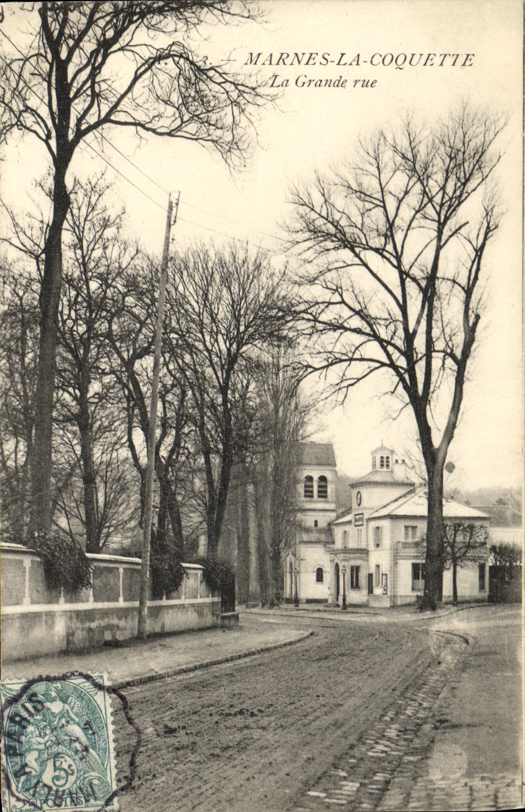 CPA Marnes la Coquette La Grande rue