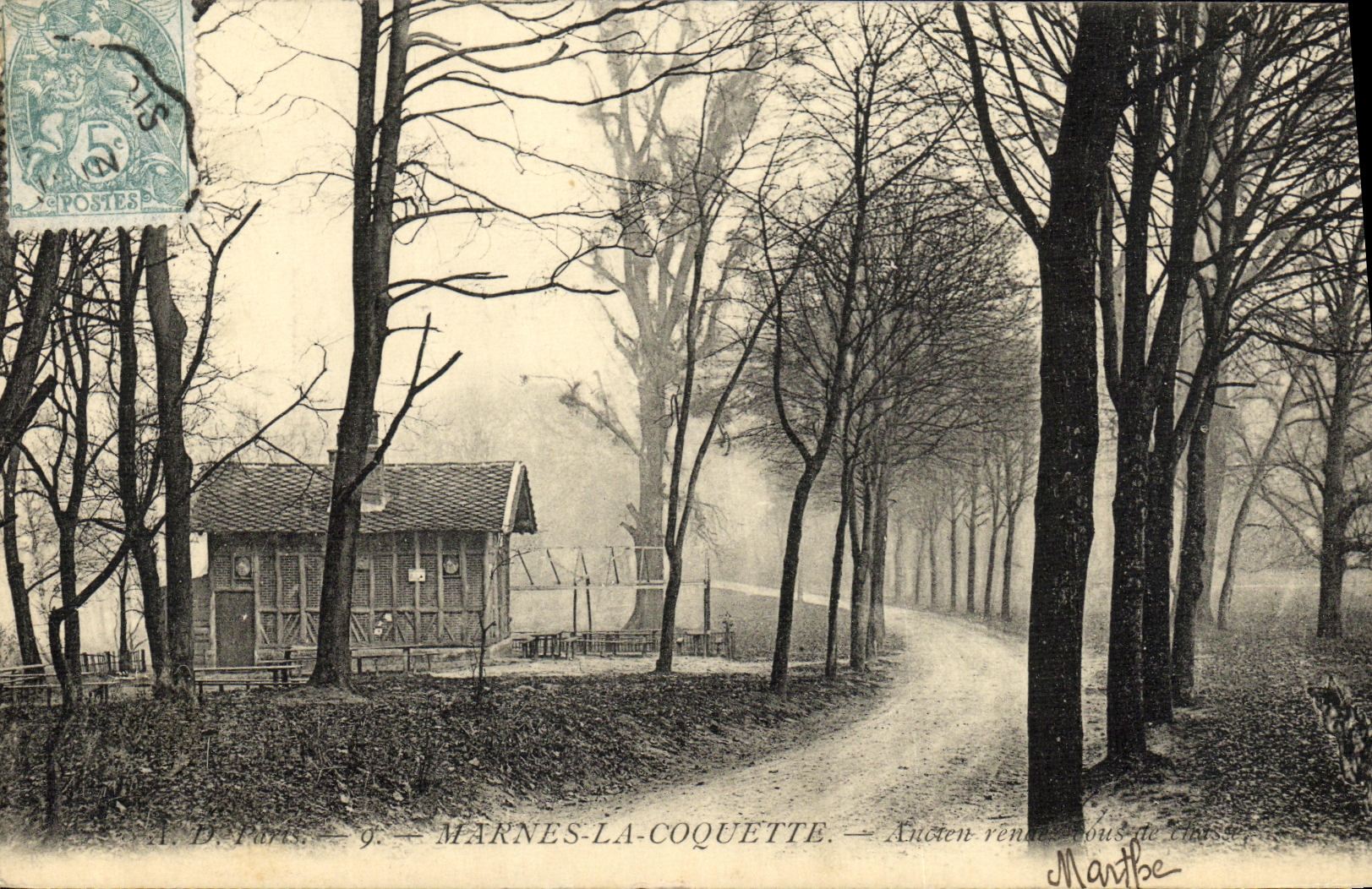 CPA Marnes la Coquette Ancien rendez vous de chasse