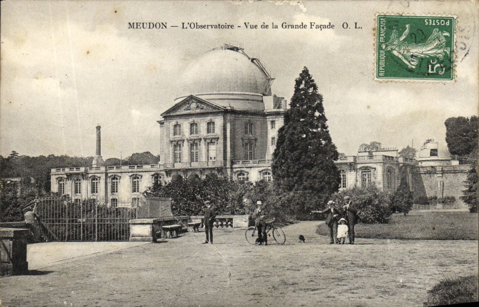 POSTAL Meudon L observatorio de la VENDIMIA visto del ataque frontal grande