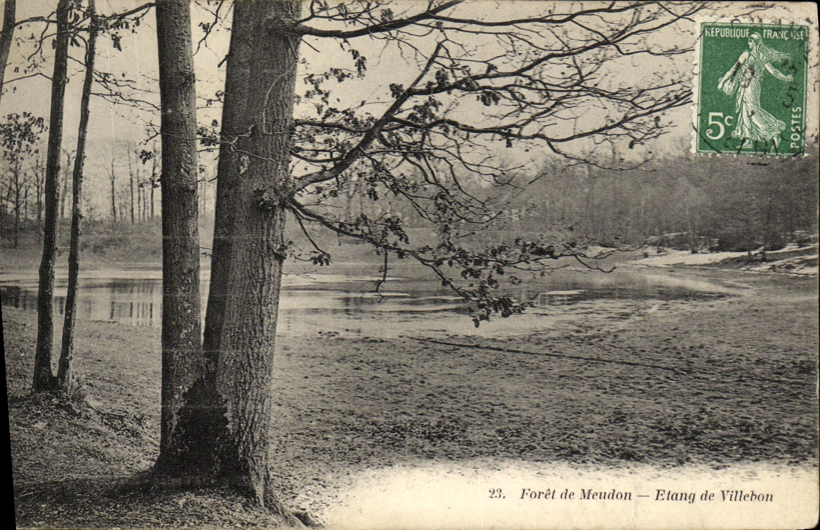 CPA Foret de Meudon Etang de Villebon