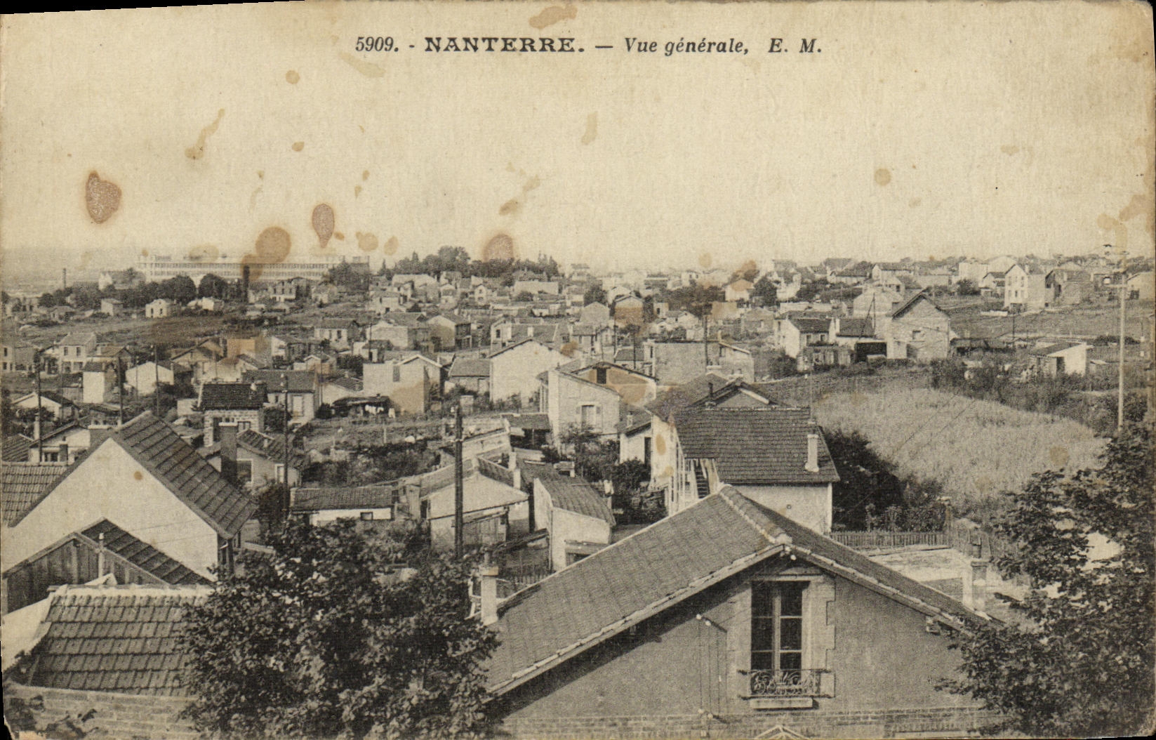 Opinion de Nanterre de la POSTAL de la VENDIMIA