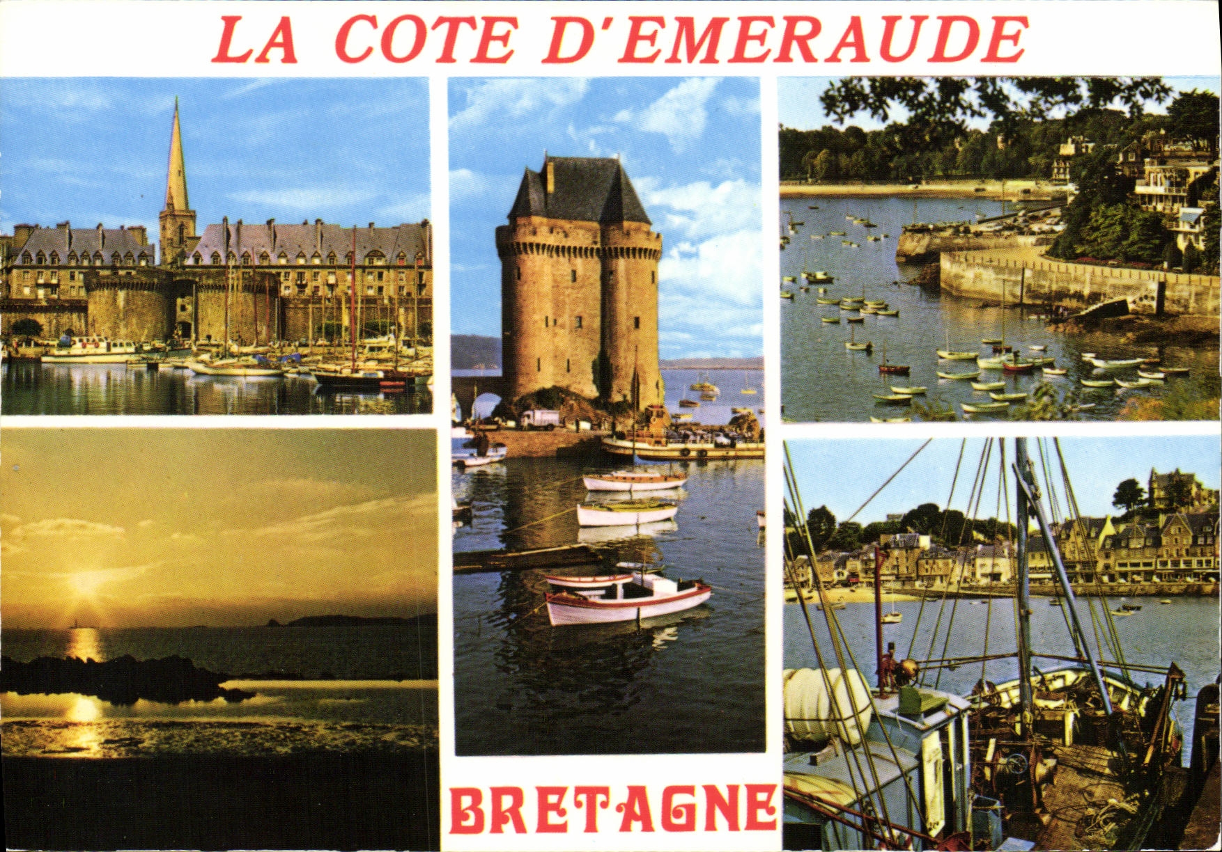 POSTAL MODERNA St grande santo Servan de Dinard Malo