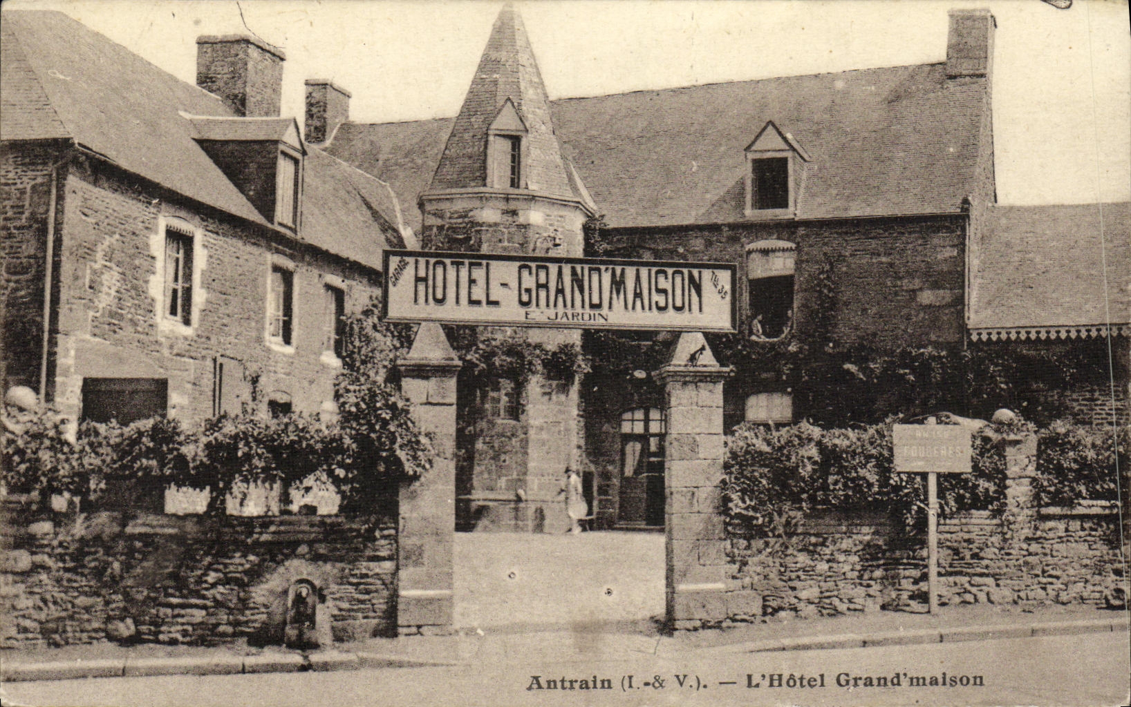 POSTAL Antrain L casa grande de la VENDIMIA del hotel