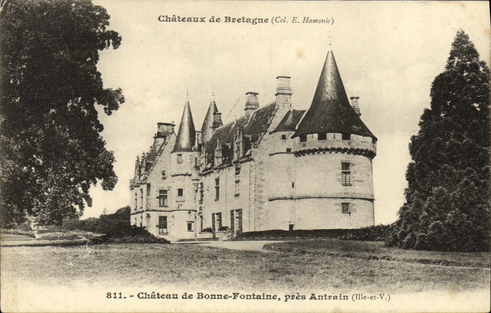 CPA Antrain Le Chateau de Bonnefontaine