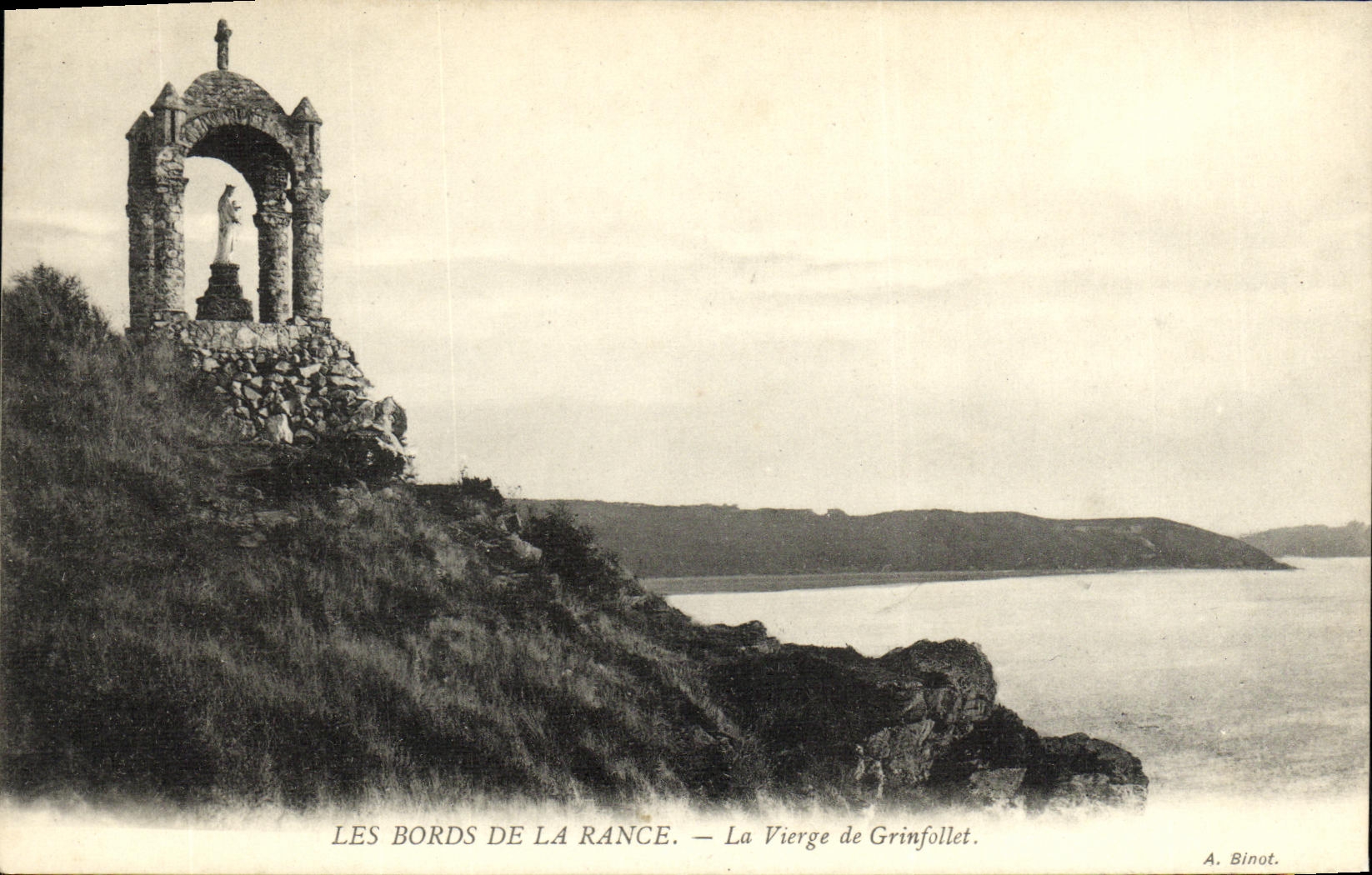 Bordes de la POSTAL de la VENDIMIA de rancio la Virgen de Grinfollet