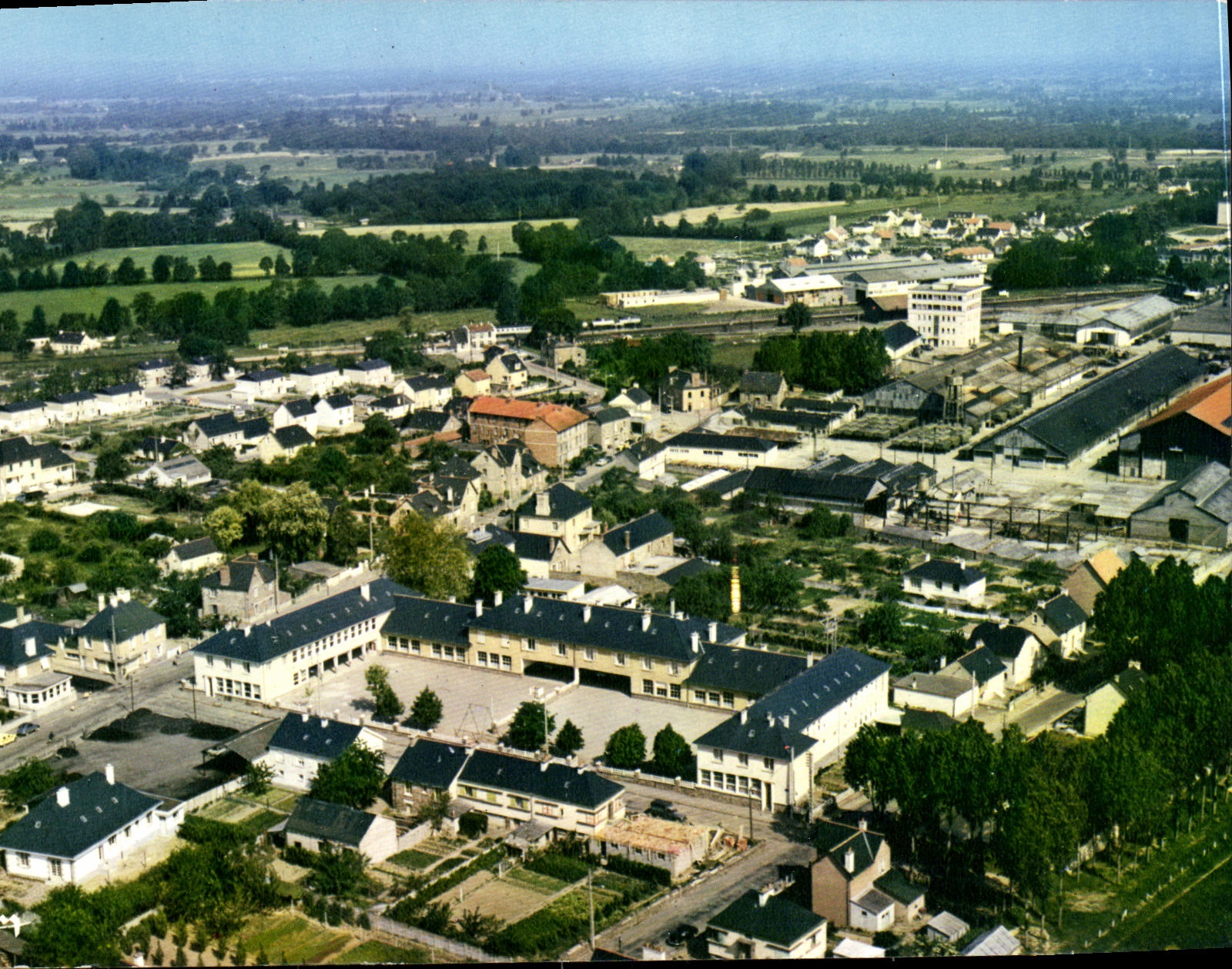 CPM Bruz Vue generale aerienne 