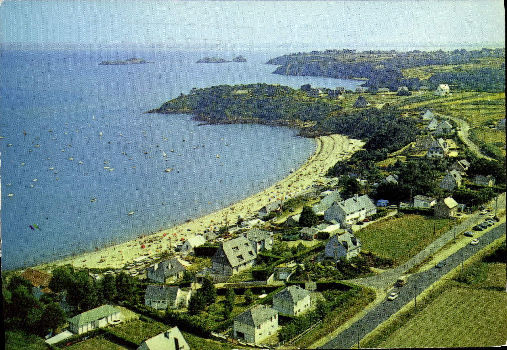 MODERN CARD Cancale Handle of Port Sea and point of Chatry