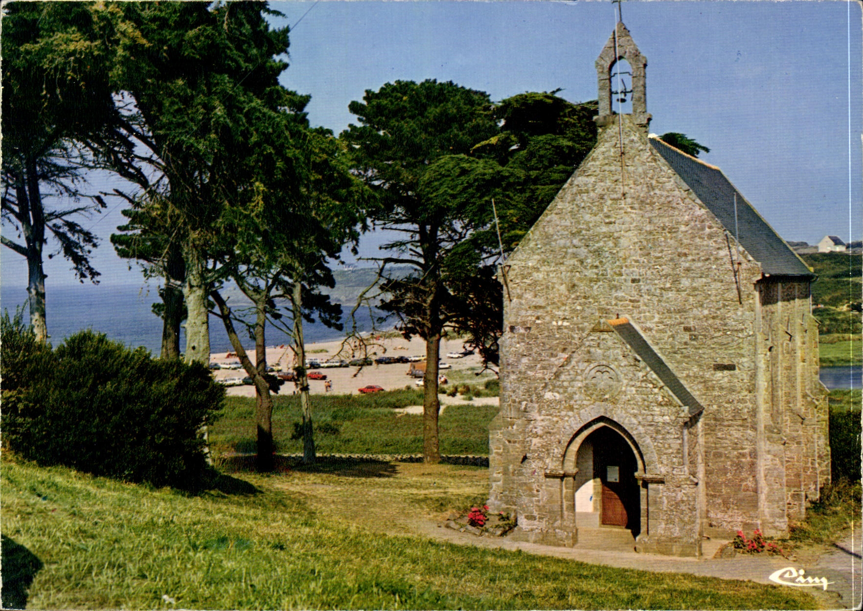 MODERN CARD Cancale the Orchard the Beach La Chapelle