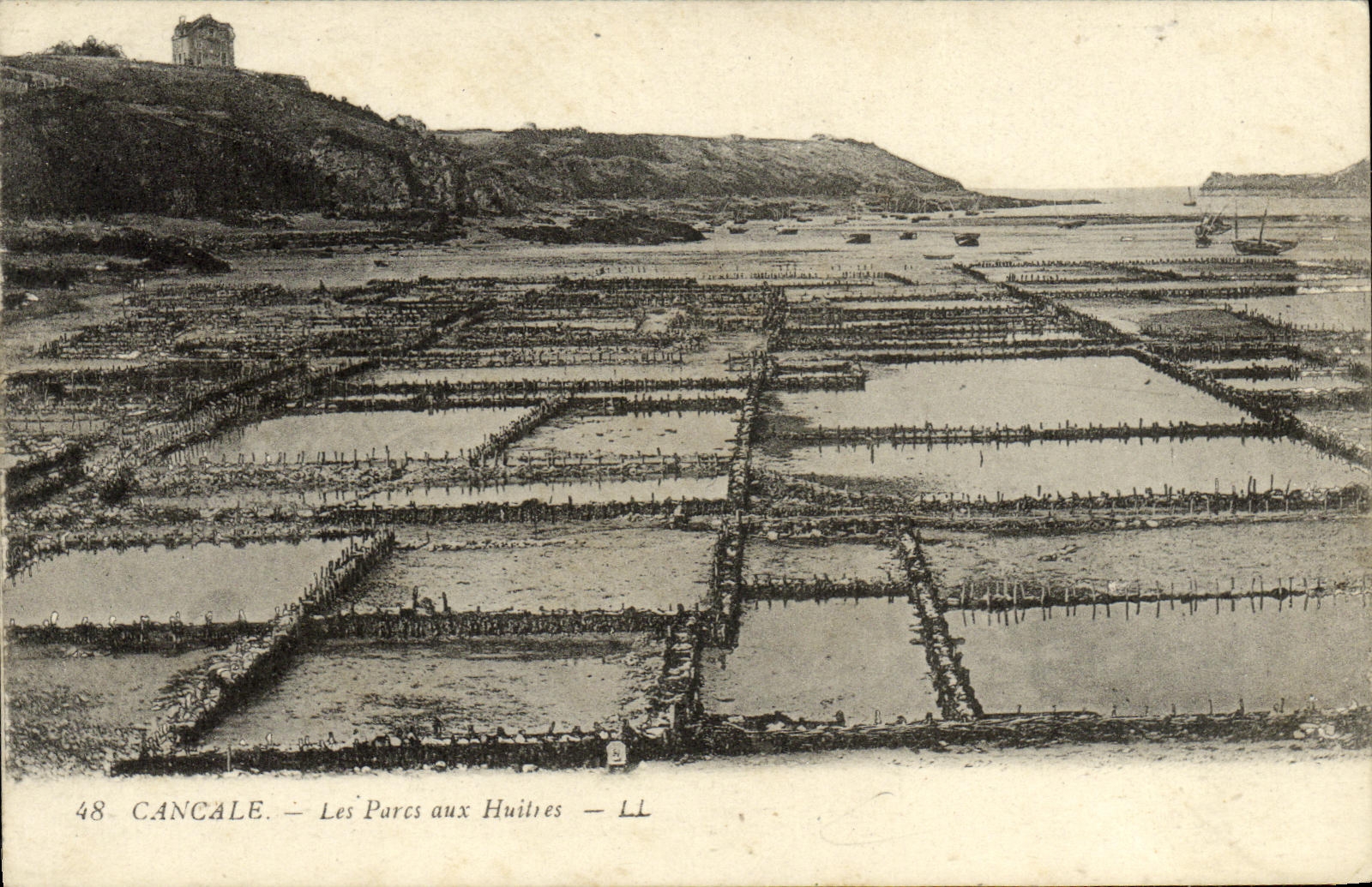 CPA Cancale Les Parcs aux Huitres Ostreiculture