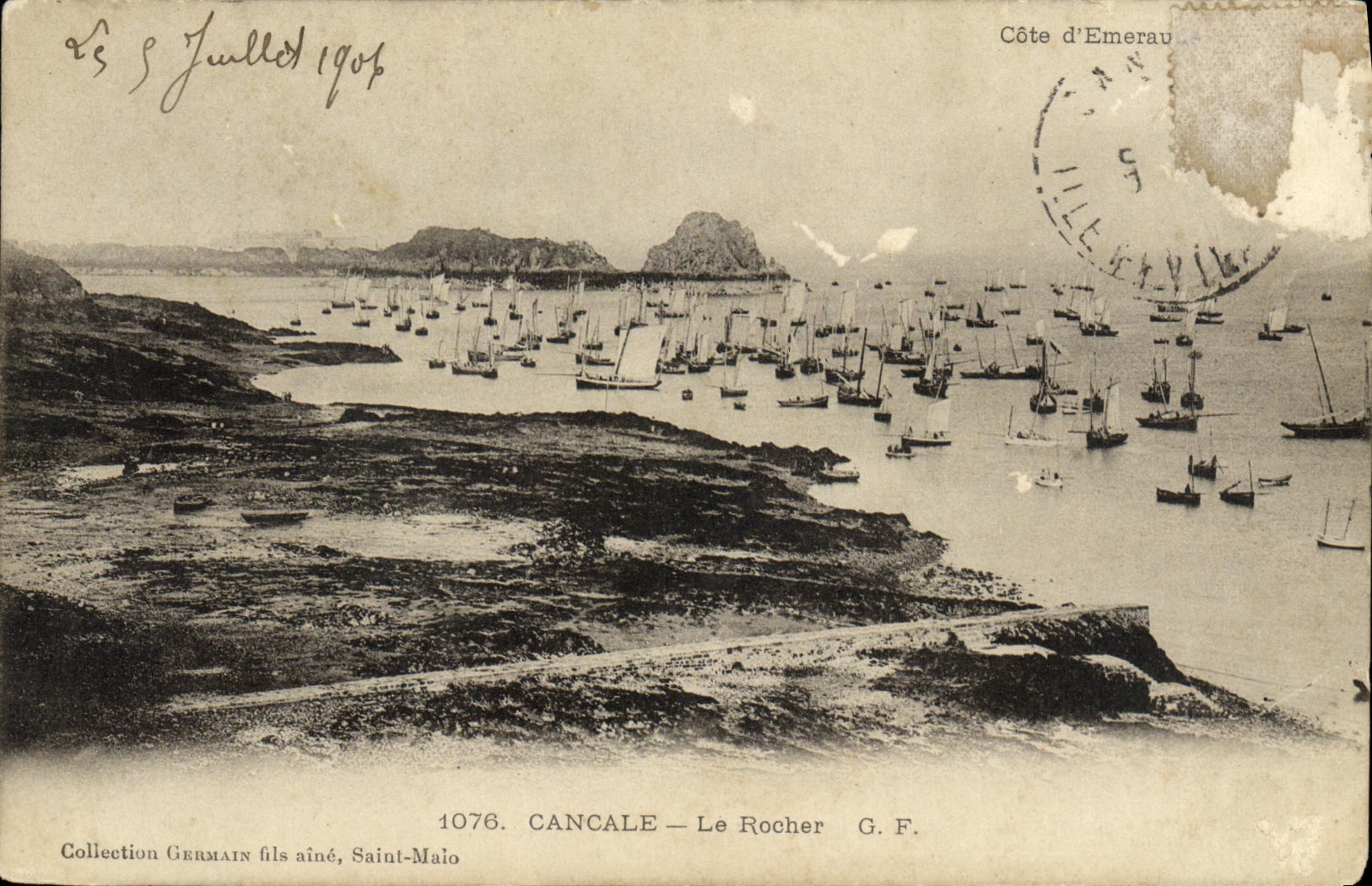 CPA Cancale Le Rocher 